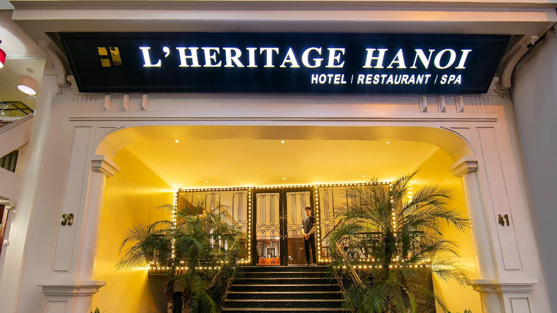 하노이 하노이 L'헤리티니 호텔 4성급 호텔 레스토랑