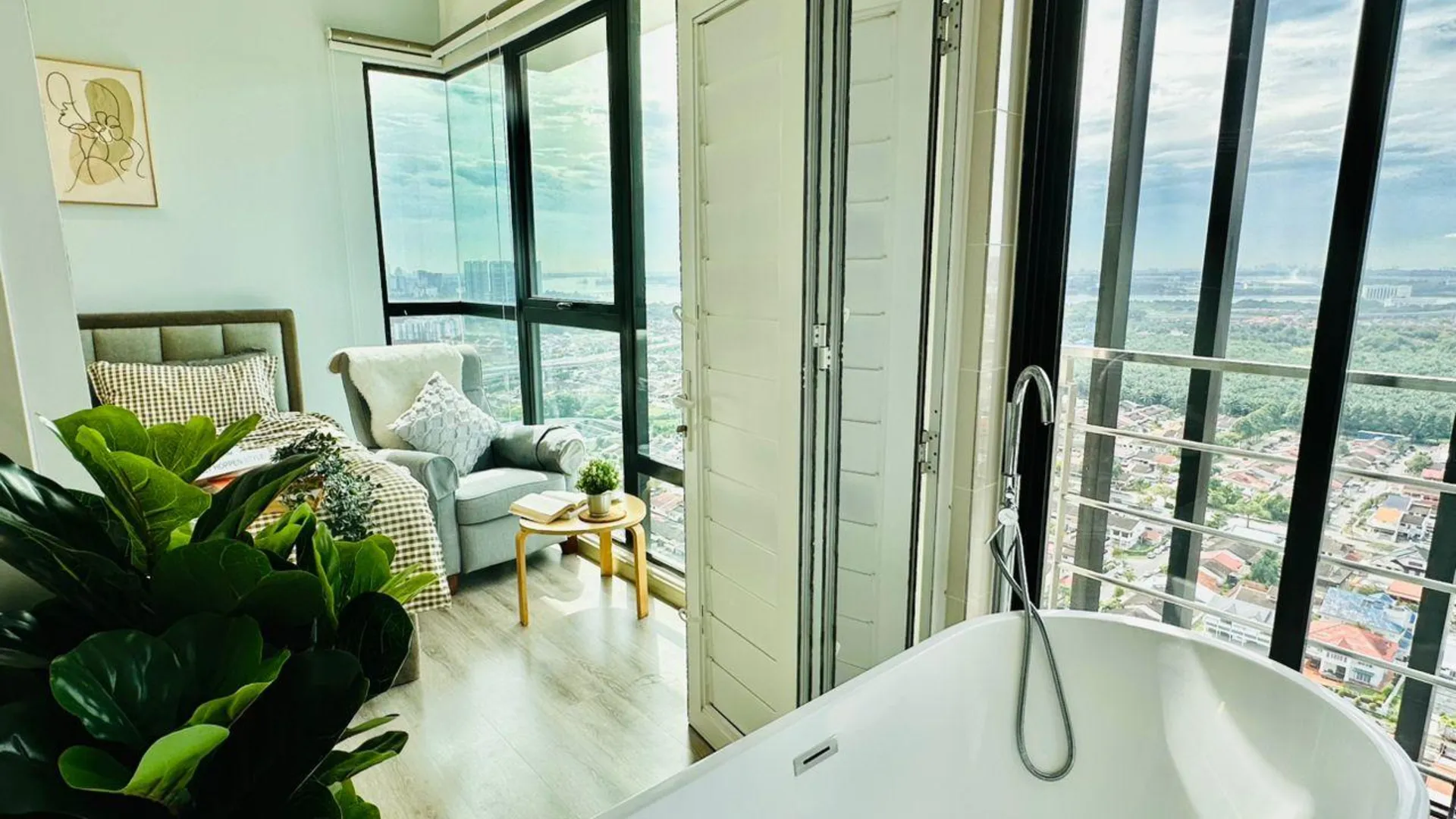 조호바루 / 조호르바루 모자이크 레지던스 미드밸리 사우스키 앳 R9 홈스테이 4성급 게스트하우스 전망