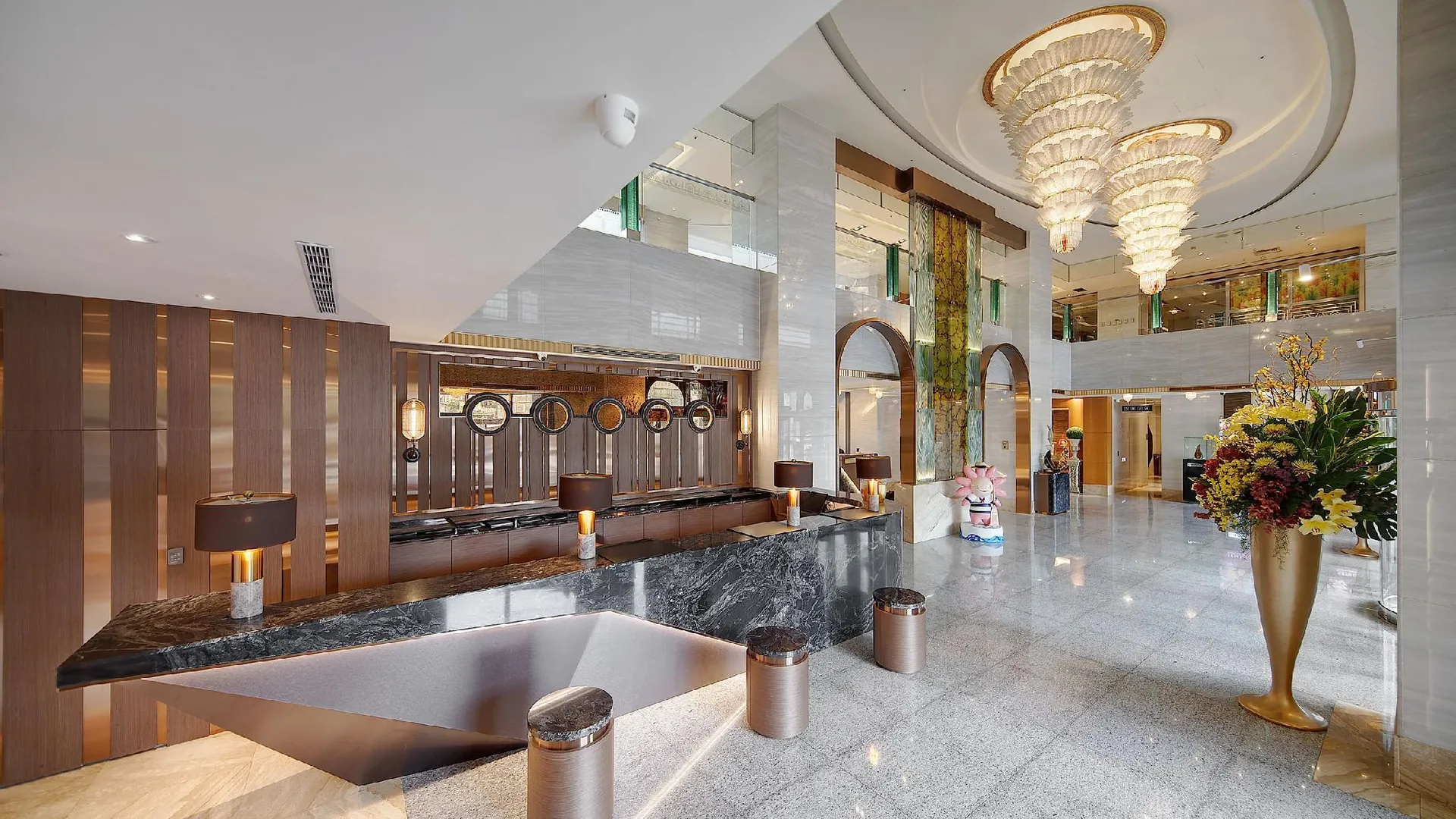 타이베이 타이페이 가든 호텔 5성급 호텔 로비