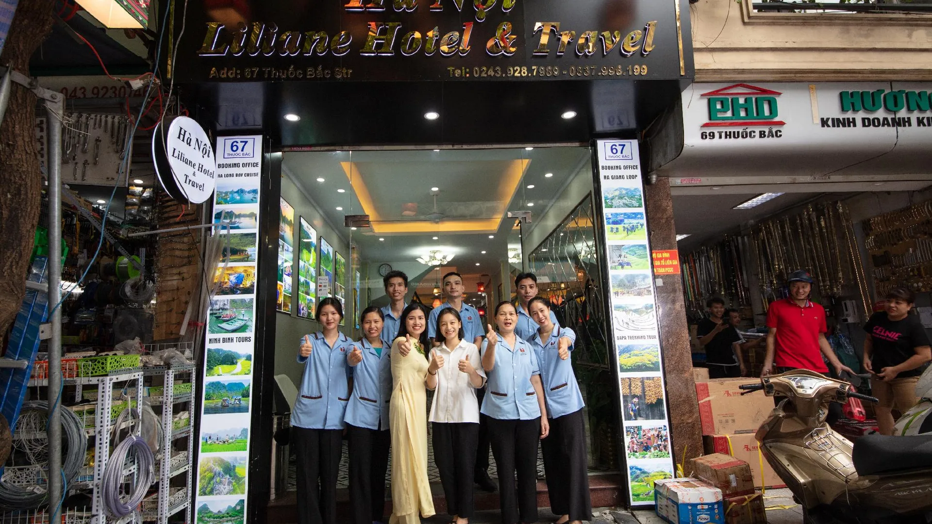 하노이 하노이 릴리안 호텔 앤 트래블 3성급 호텔 객실