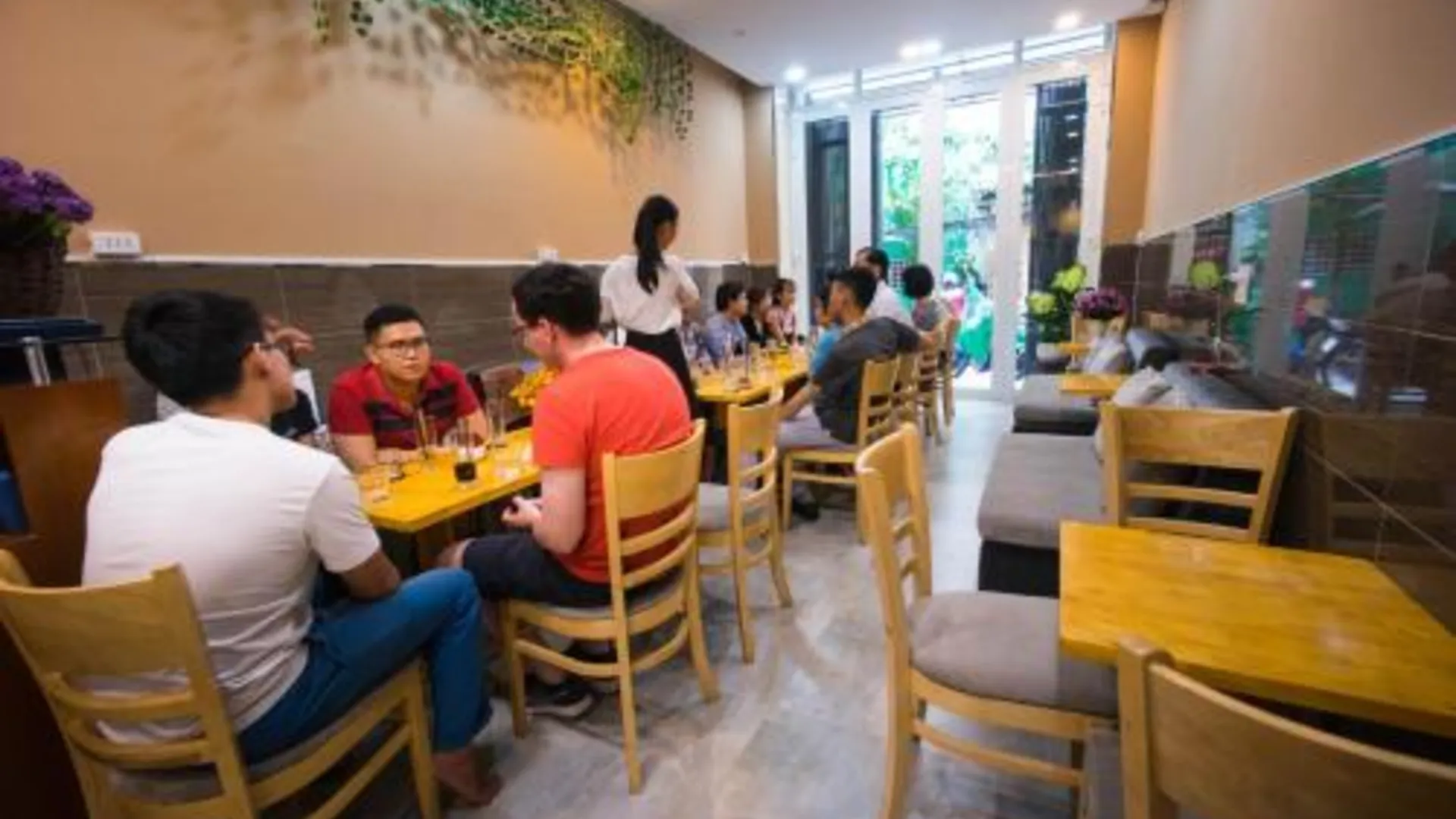 호치민 랭귀지 익스체인지 호스텔 1 호텔 객실