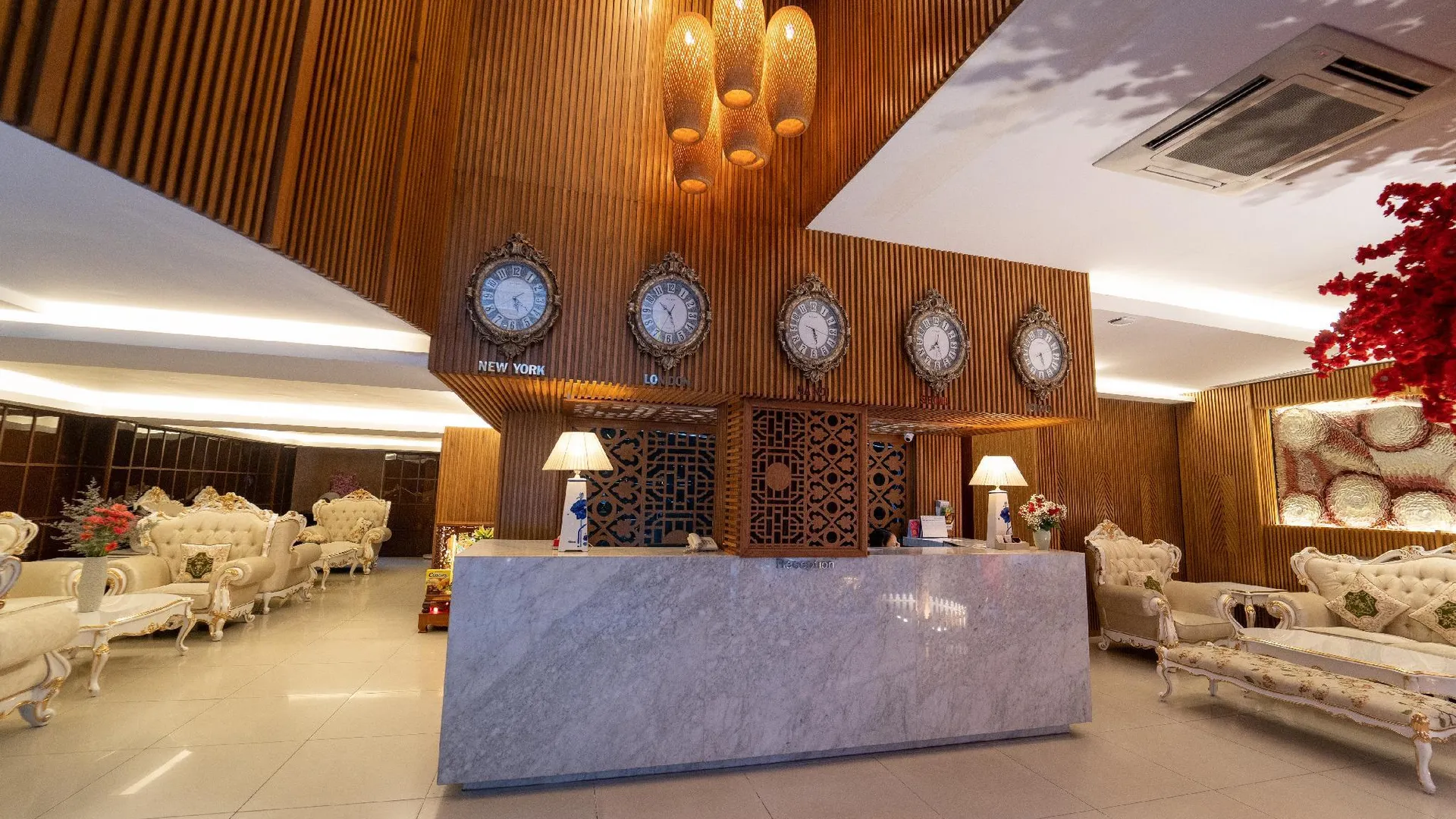 호치민 더 화이트 호텔 8A 타이 반 룽 3성급 호텔 객실