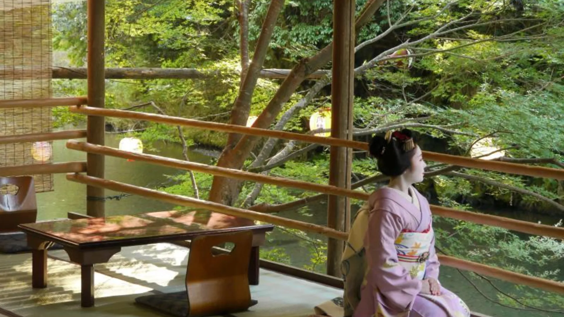 교토 모미지야 혼칸 타카오 산수 료칸 4성급 호텔 레스토랑