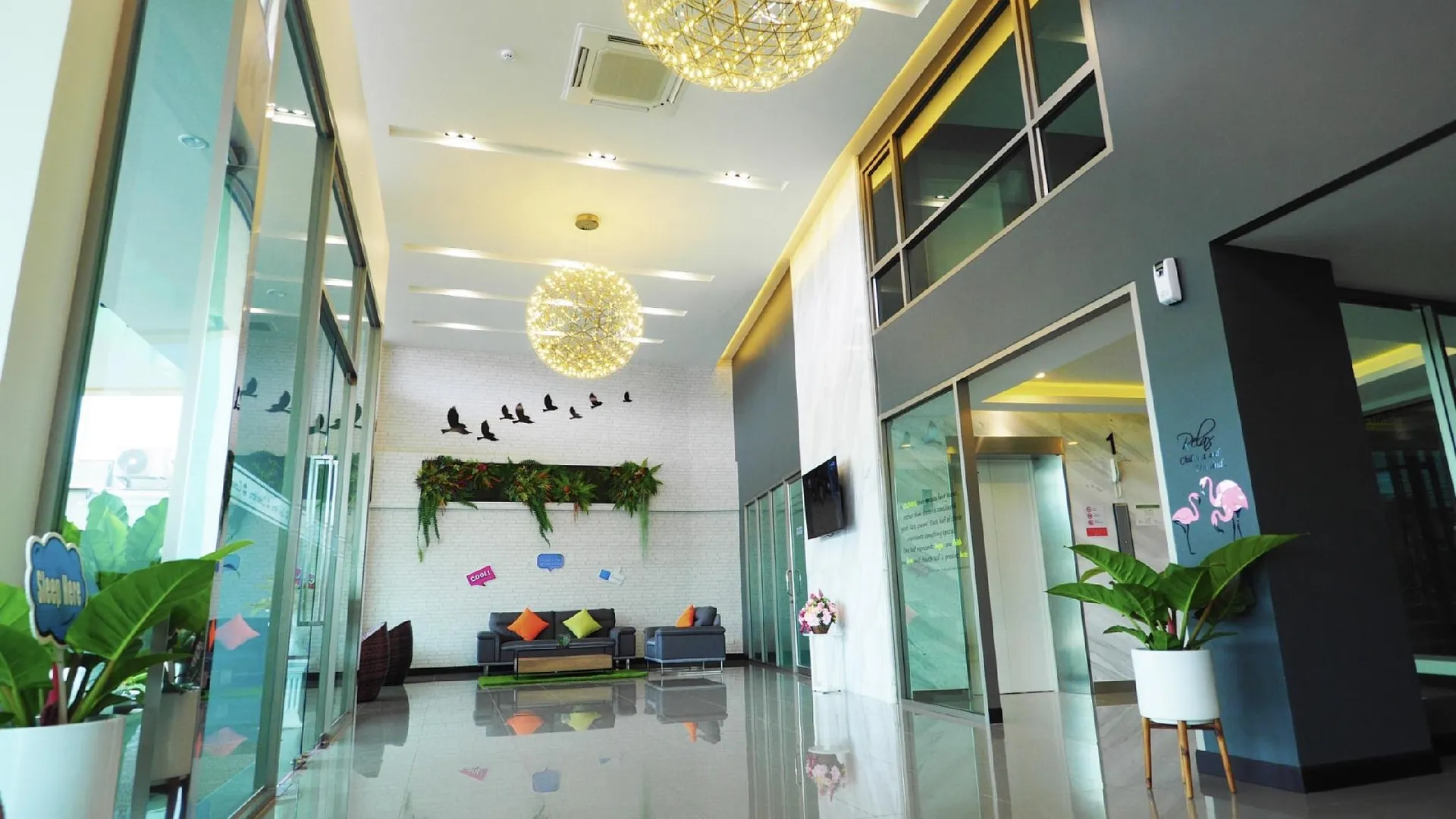 핫야이 클로버 호텔 핫야이 3성급 호텔 로비