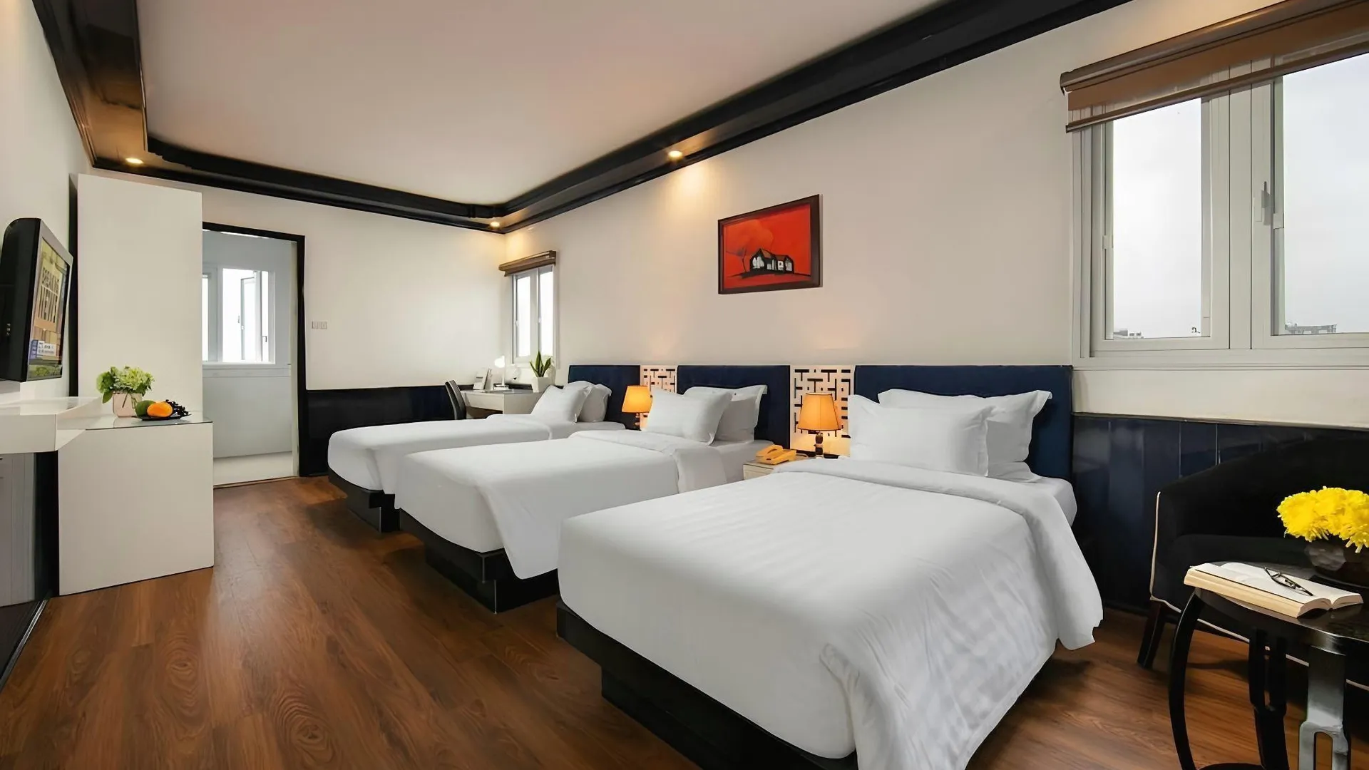 하노이 솔로 하노이 호스텔 3성급 호텔 전망