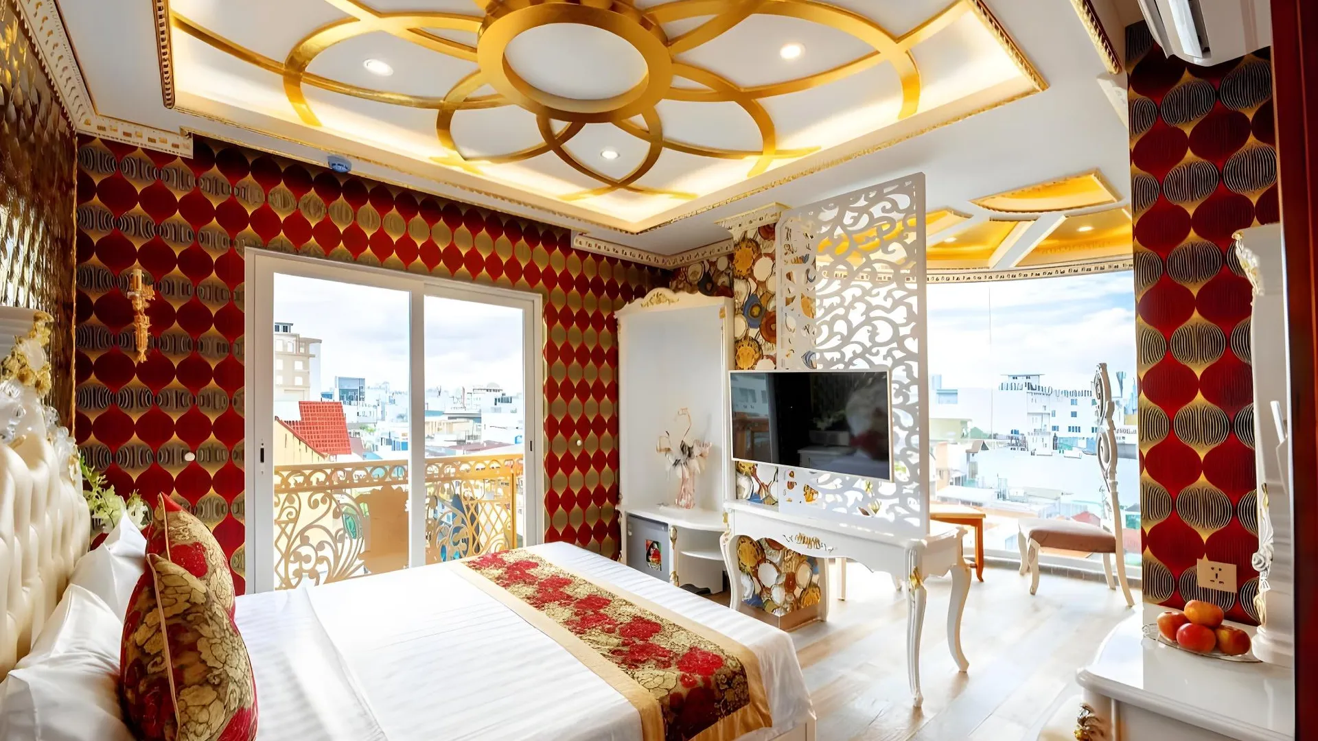 호치민 7s 켄 럭셔리 사이공 3성급 호텔 스위트룸