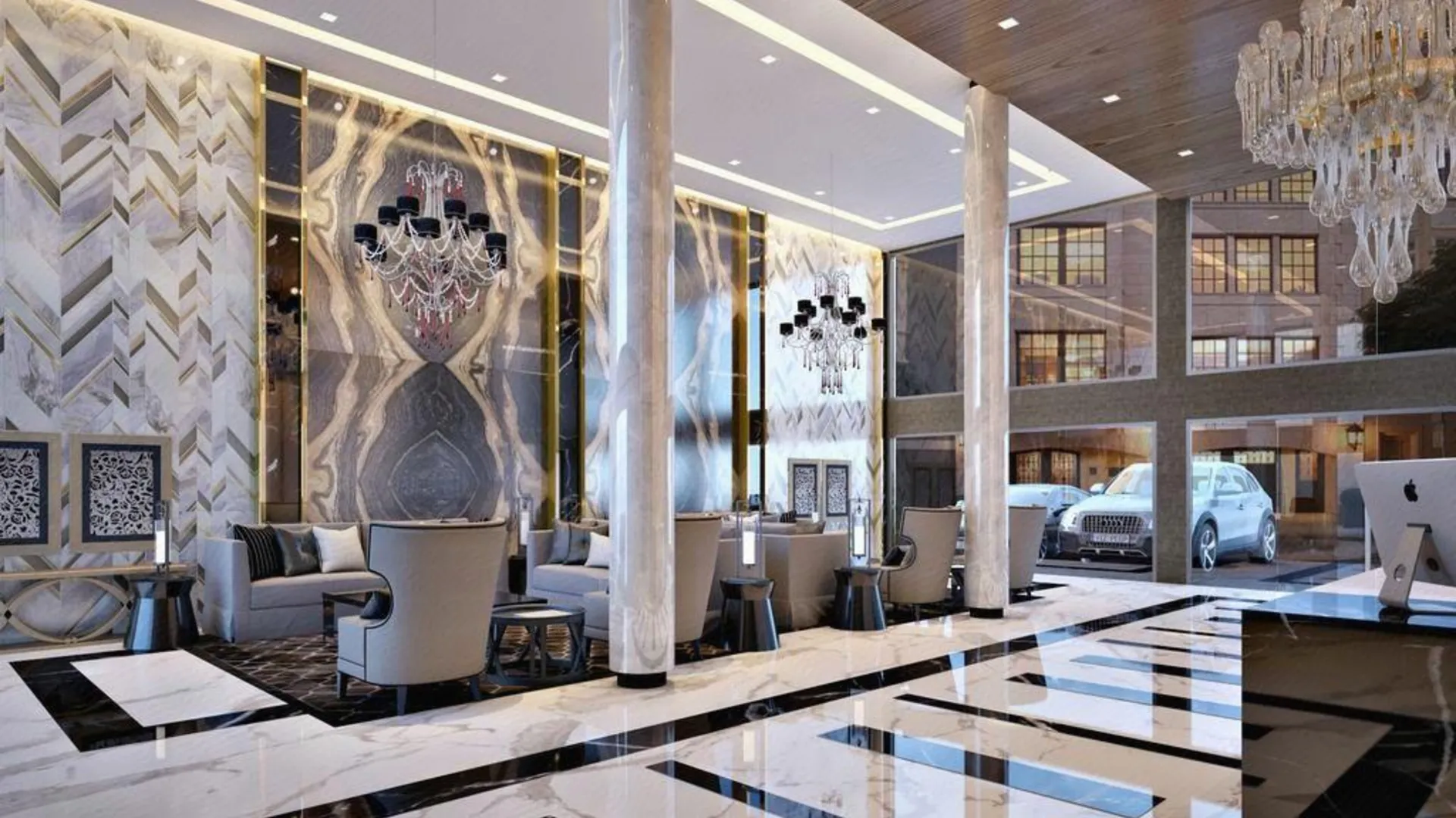 푸켓 파통 베이 레지던스 4성급 호텔 로비