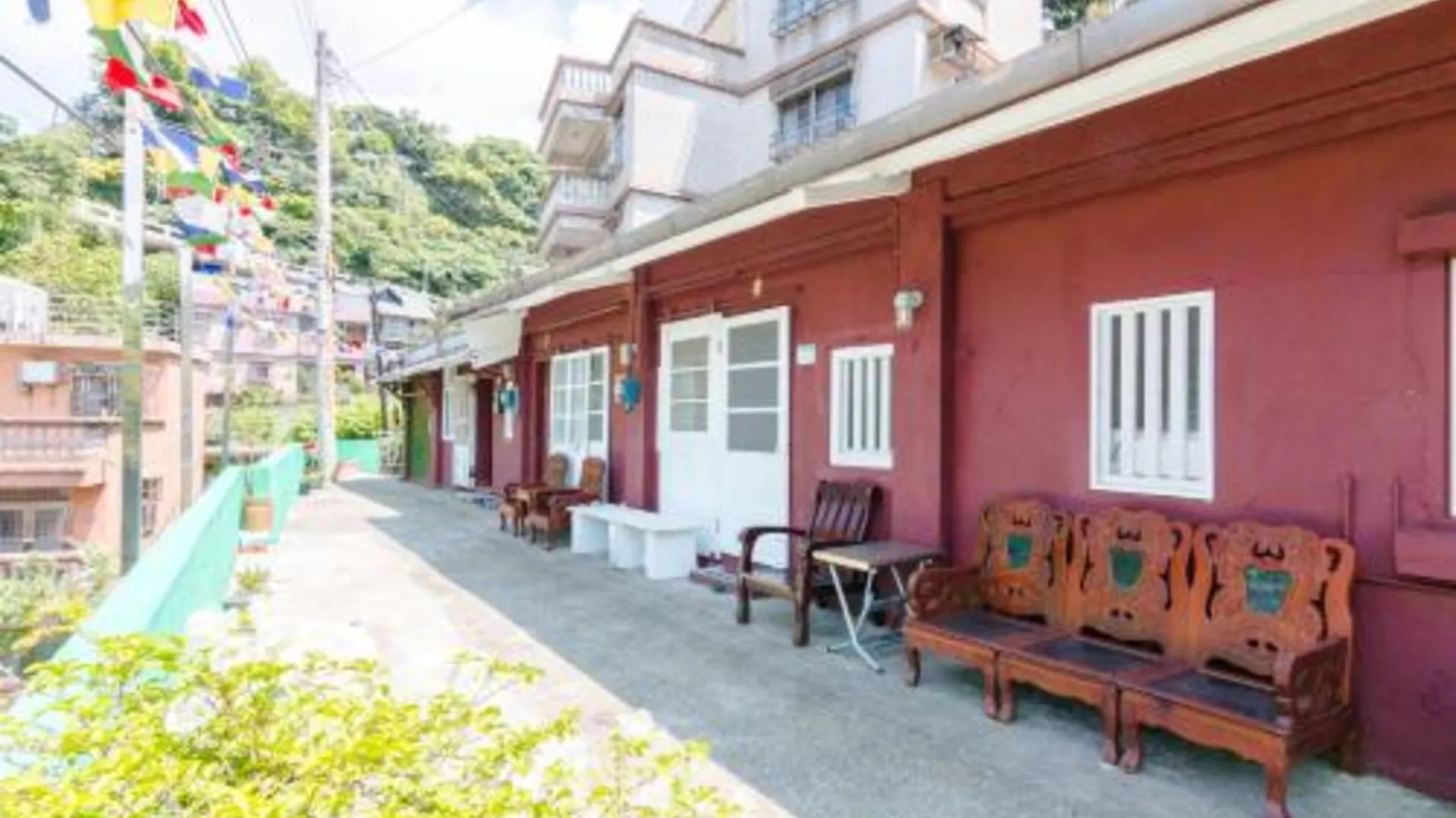 타이베이 룽타 비앤비 3성급 게스트하우스 전망