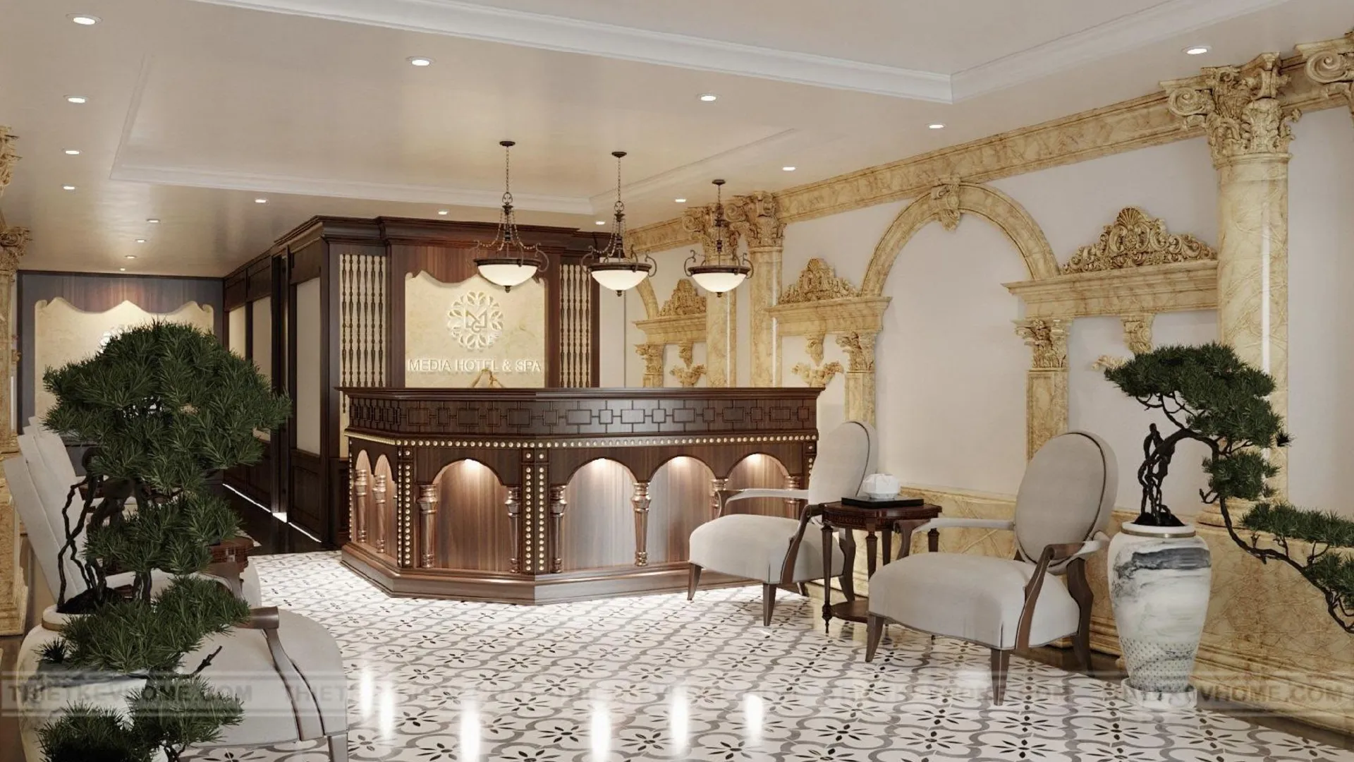 하노이 미디어 센트럴 호텔 앤 스파 4성급 호텔 객실