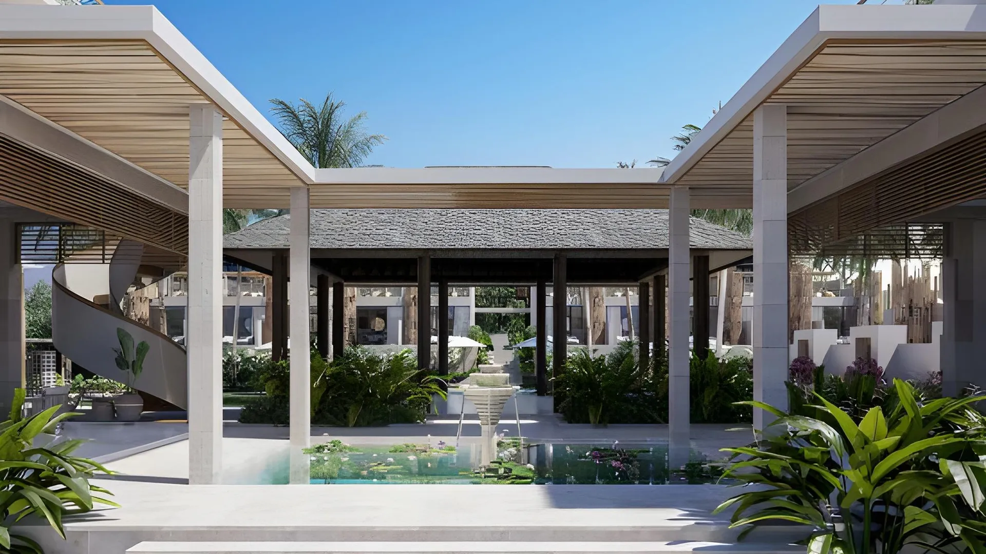 발리 더 세발리 페니다 비치 리조트 4성급 호텔 외관