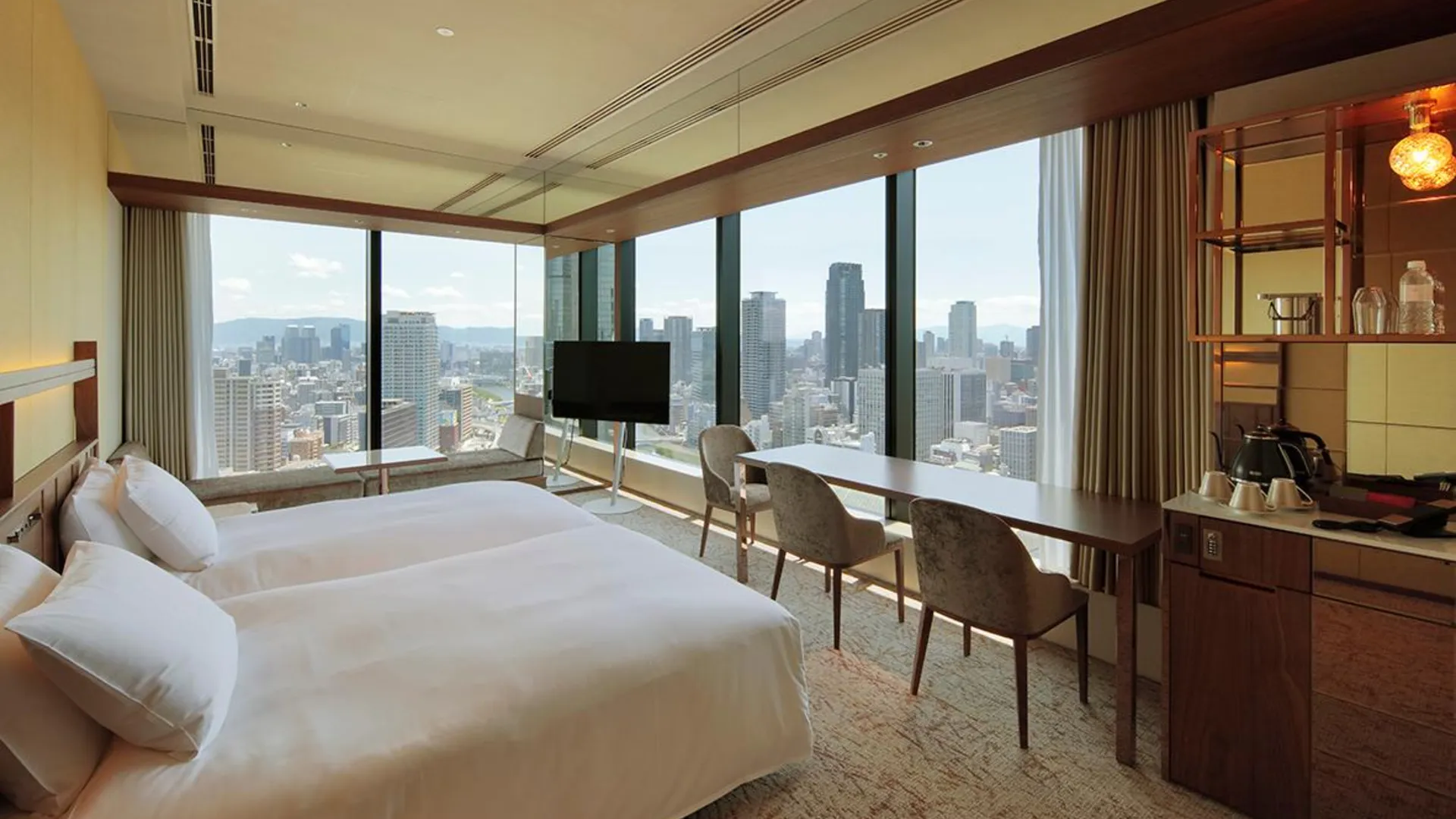 오사카 칸데오 호텔 오사카 더 타워 5성급 호텔 스위트룸