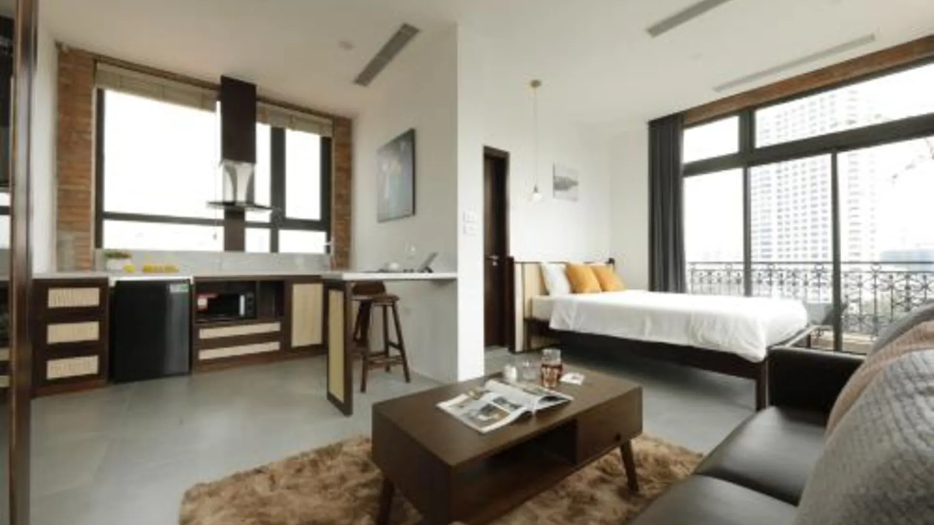 하노이 Mersey Central Hanoi Apart'Hotel 3성급 호텔 스위트룸