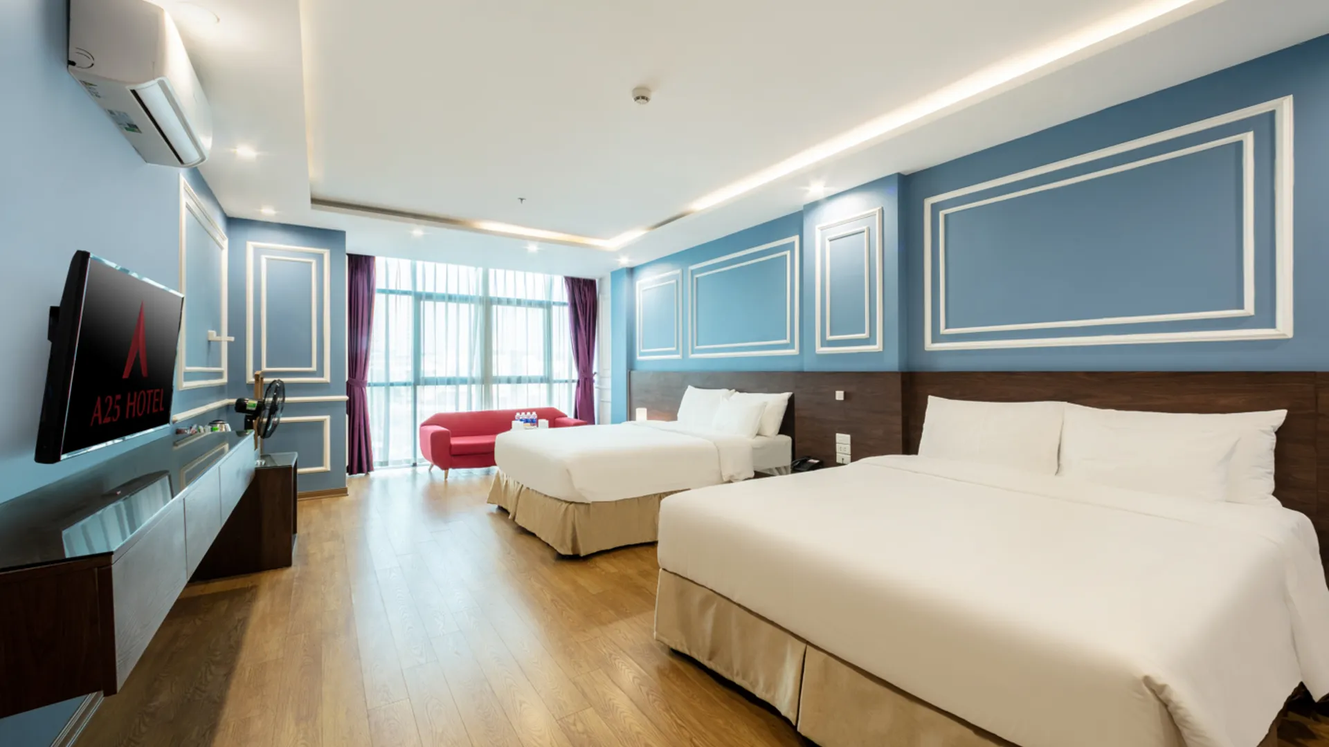 하노이 A25 호텔 - 21 레득토 3성급 호텔 스위트룸