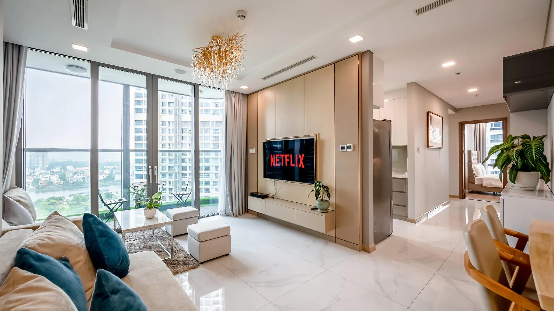 호치민 셀라비 서비스 아파트먼트 빈홈즈 앤 랜드마크 81 5성급 호텔 스위트룸