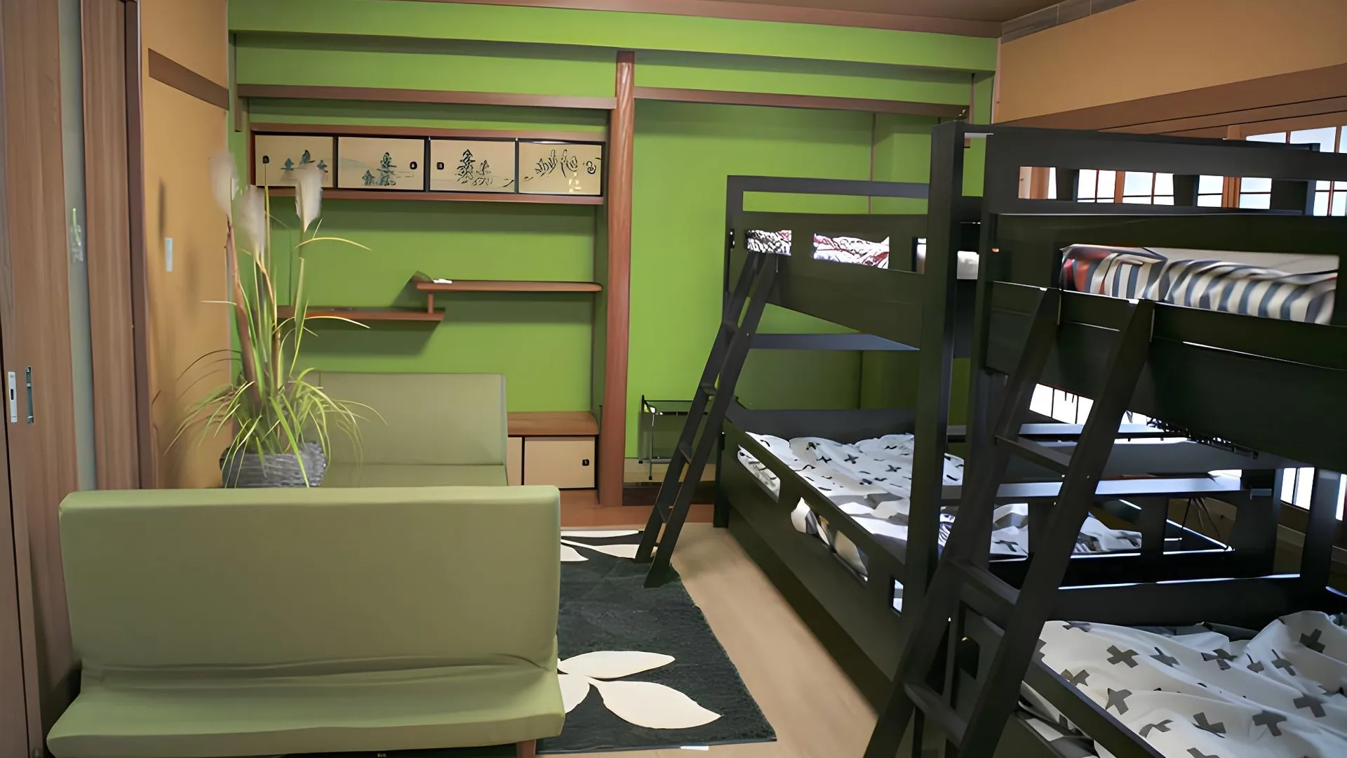 오사카 마루 호스텔 3성급 게스트하우스 스위트룸