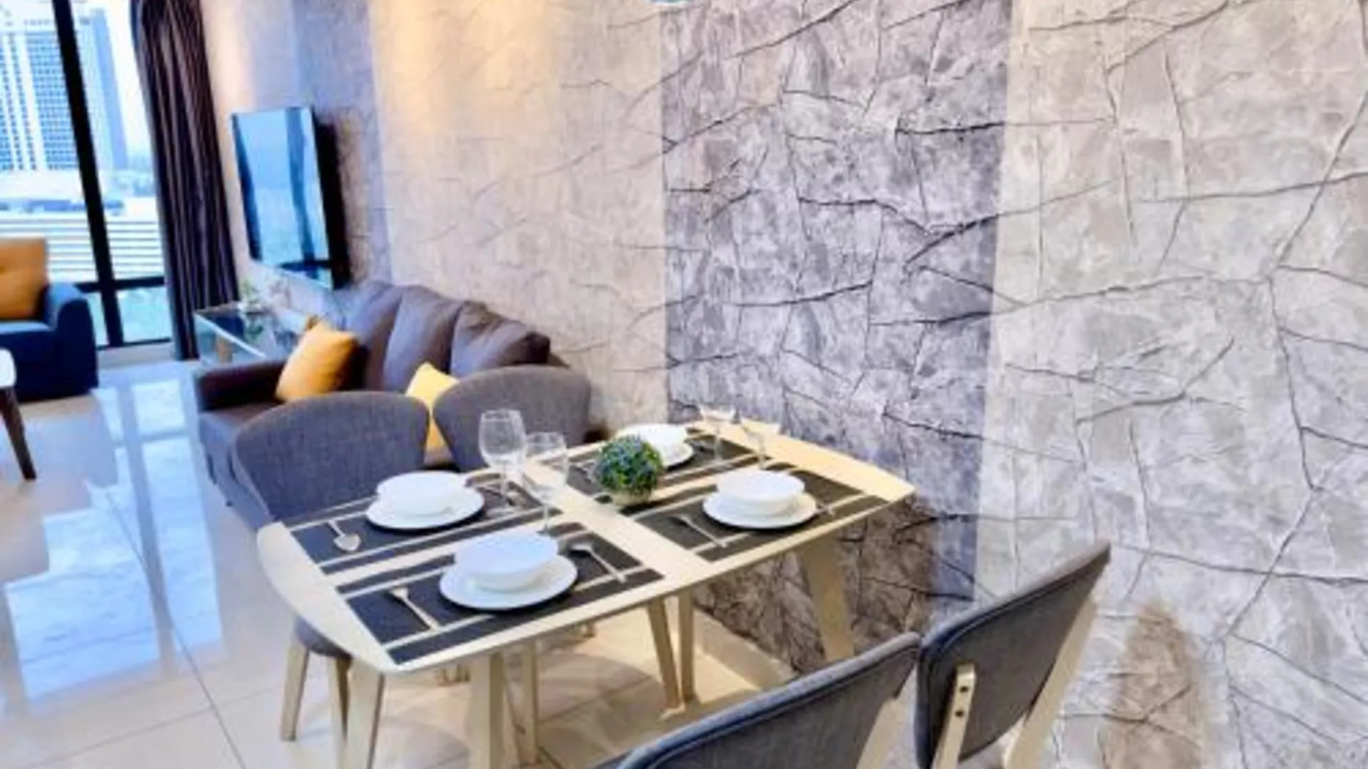 조호바루 / 조호르바루 미드밸리 사우스키 모자이크 5-9인 스마트TV 70인치 - 넷플릭스 SM 4성급 게스트하우스 수영장