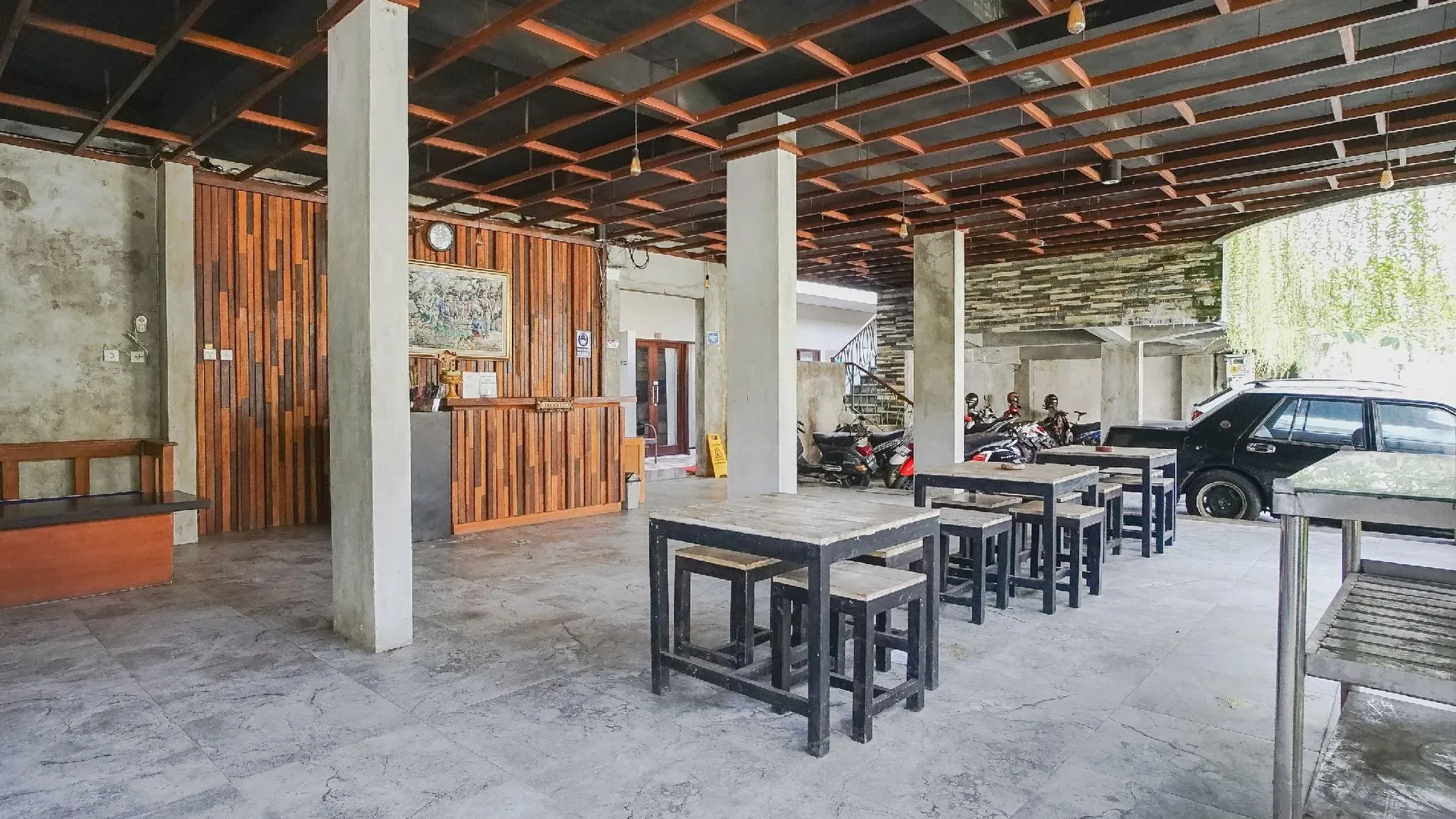 발리 아카르사 코코로 사누르 발리 2성급 호텔 전망