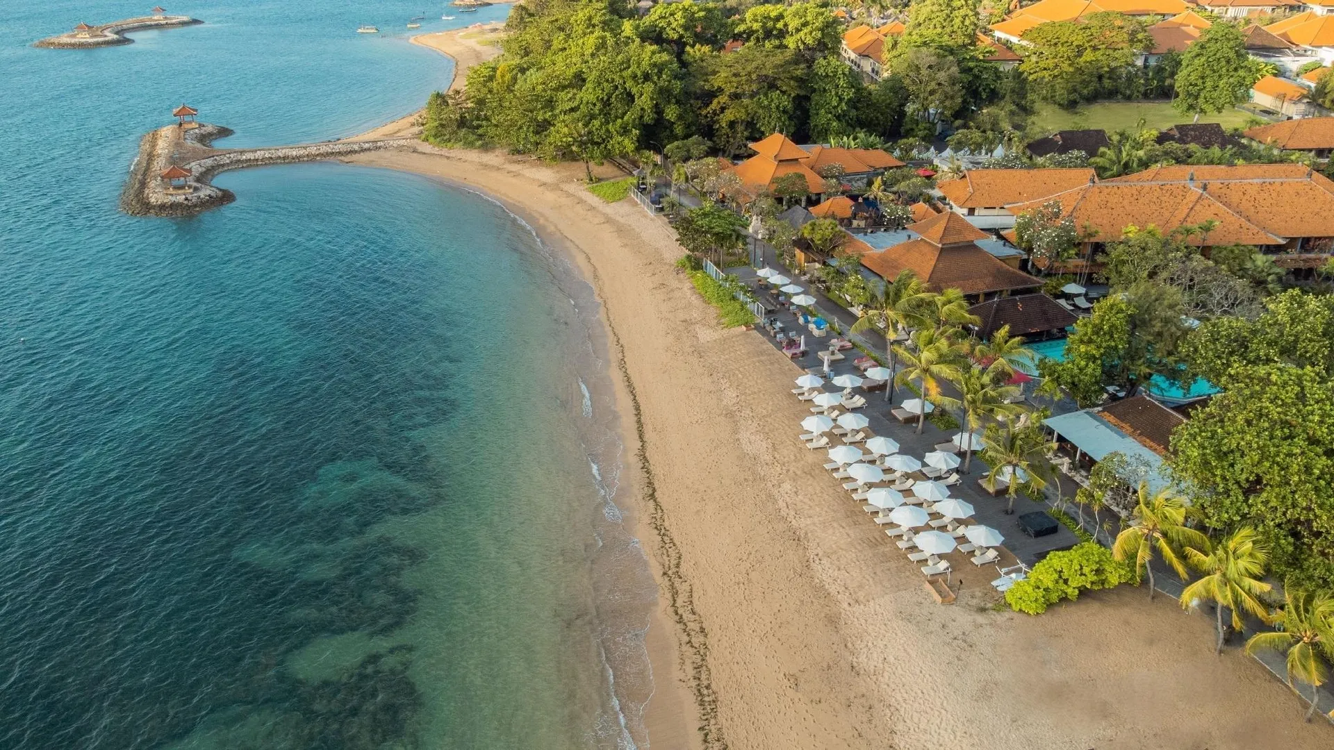 발리 기리야 산트리안 어 비치 리조트 4성급 호텔 객실