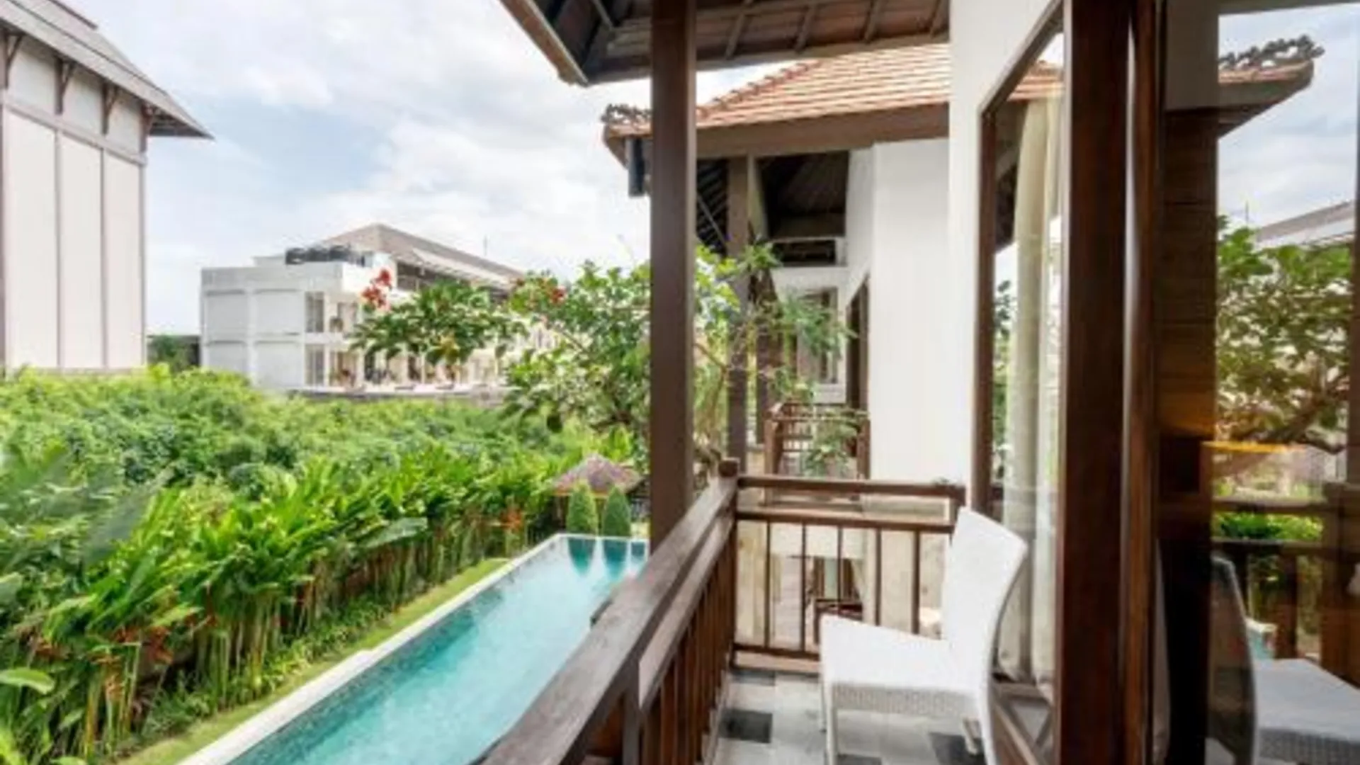 발리 자부 창구 비치 빌라 3성급 호텔 외관