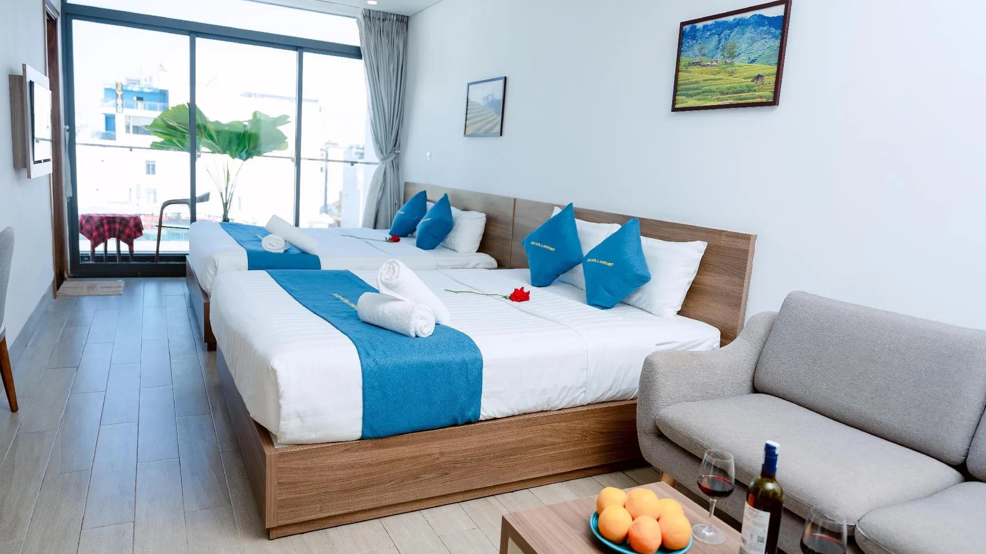 다낭 샌디 호텔 앤 아파트먼트 4성급 호텔 객실