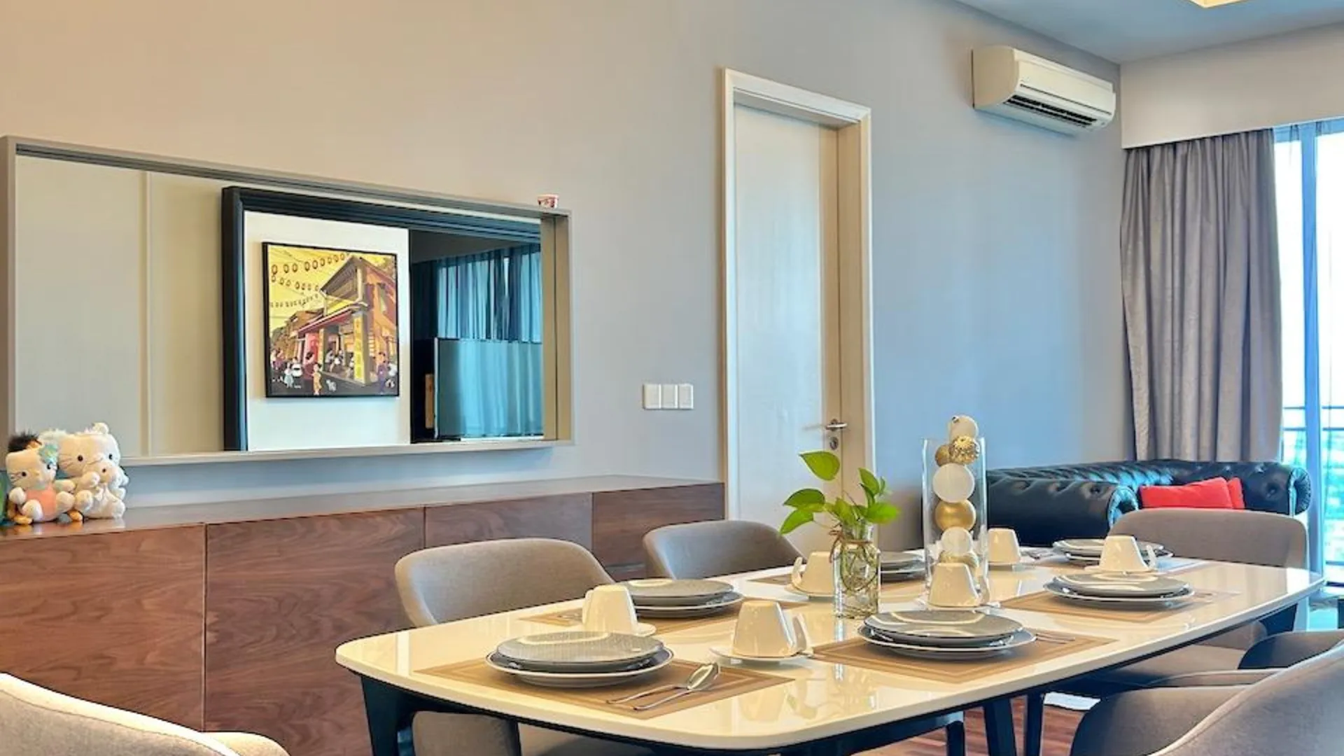 말라카 존커의 아파트먼트 (1232m², 침실 3개, 프라이빗 욕실 2개) 3성급 싱글룸 부대시설