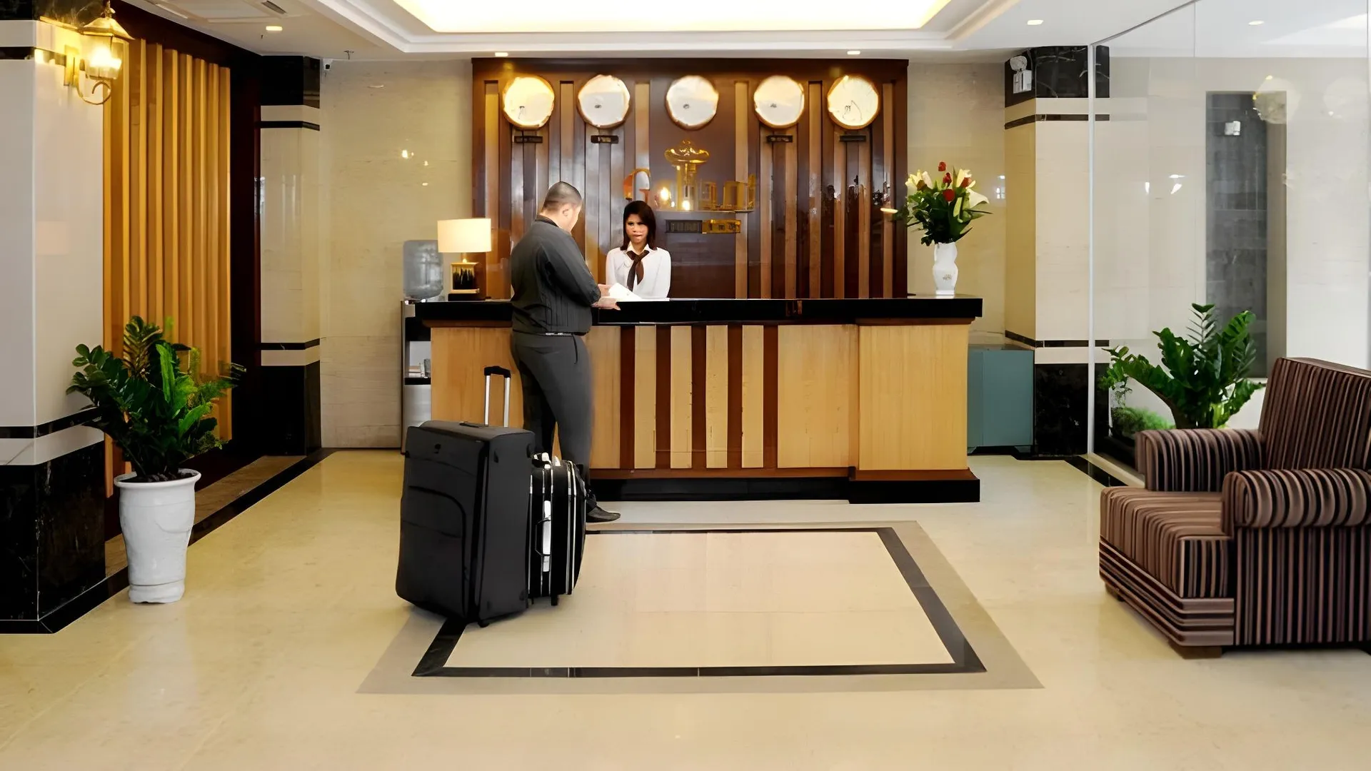 하노이 하노이 갈런트 호텔  3성급 호텔 객실