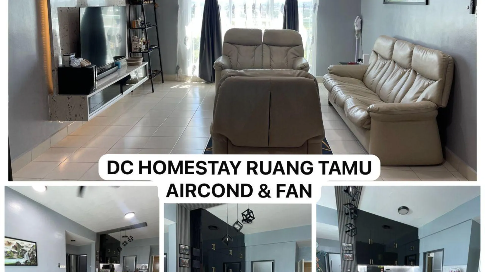 산다칸 산다칸 시내의 아파트먼트 (902m², 침실 2개, 프라이빗 욕실 2개) 4성급 싱글룸 객실