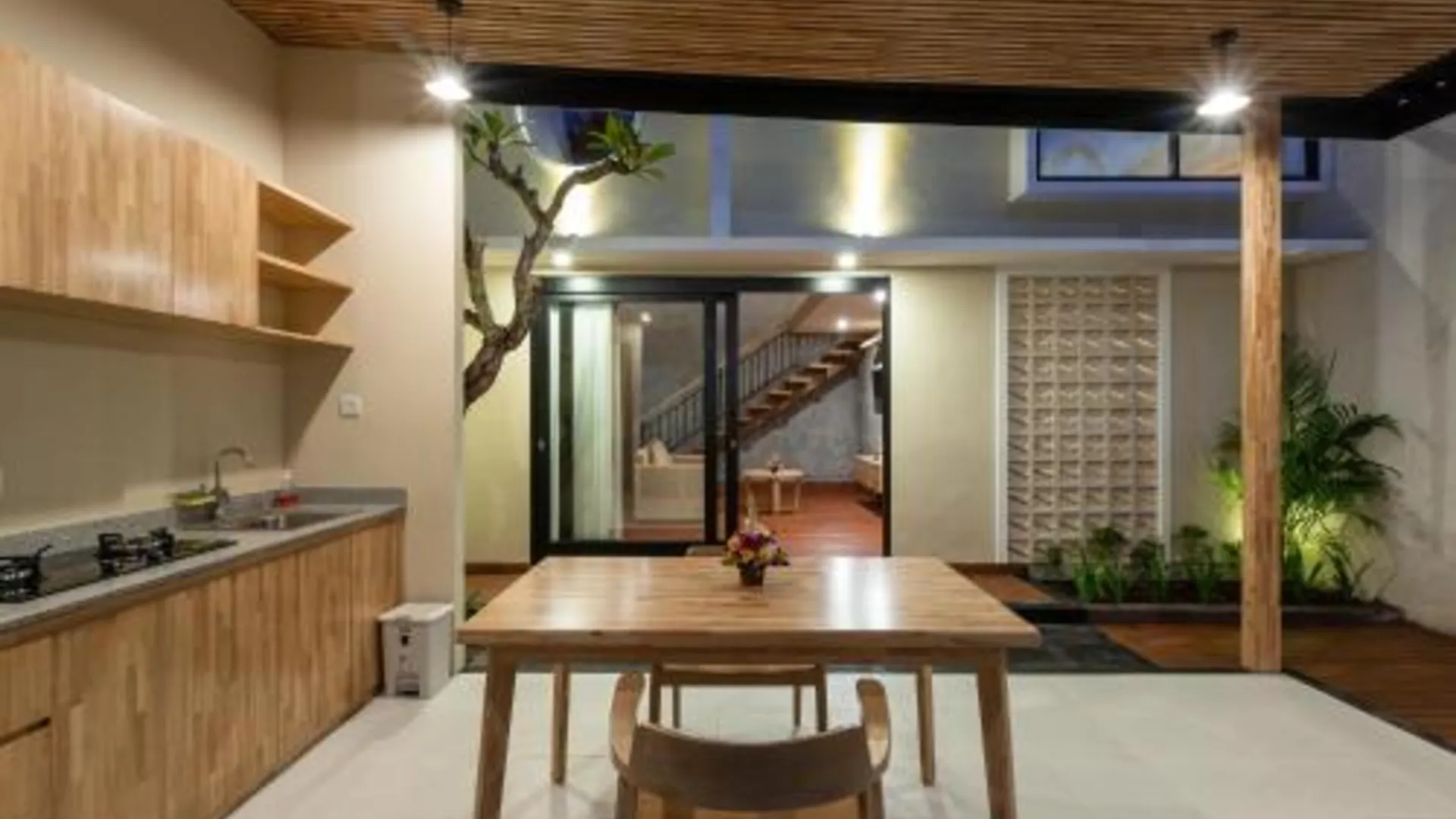 발리 파이사 빌라 스미냑 4성급 호텔 레스토랑