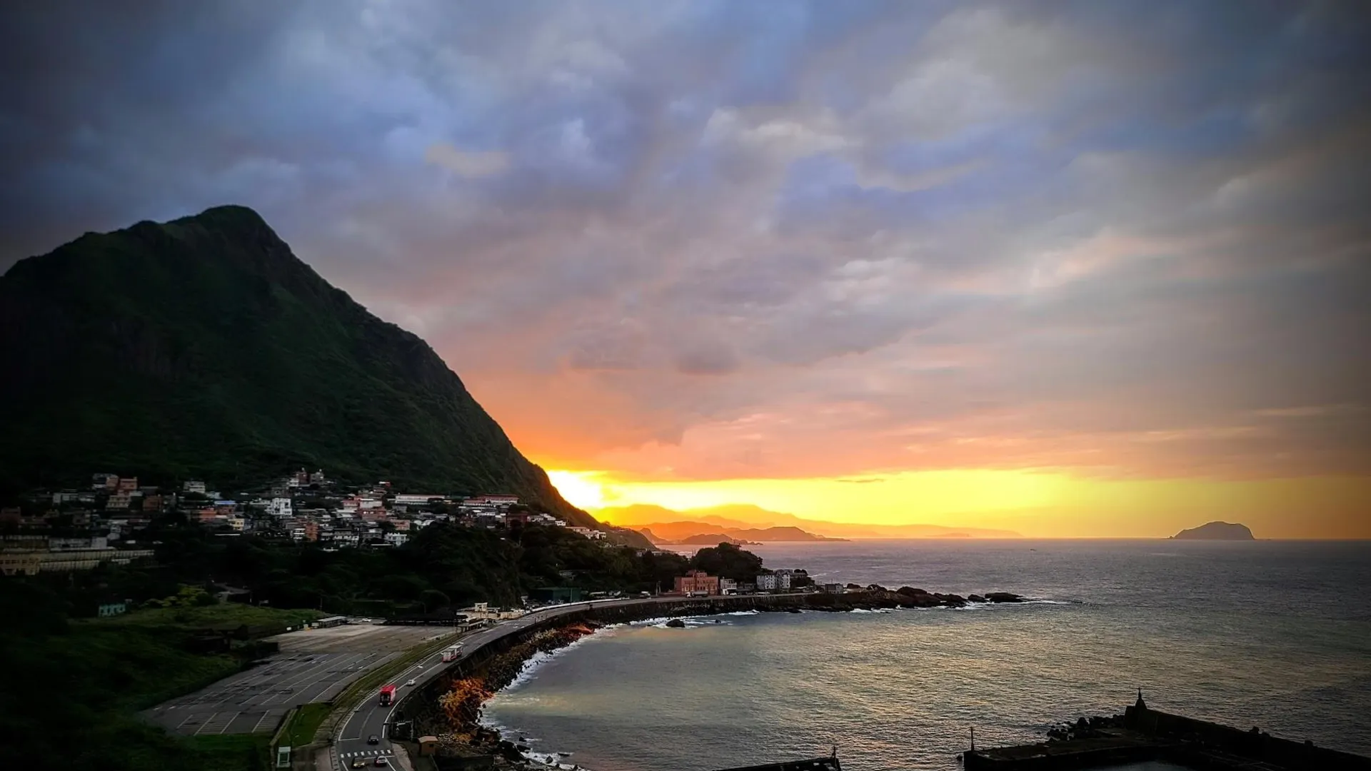 타이베이 지우펀 더 프로미스드 랜드 4성급 게스트하우스 전망