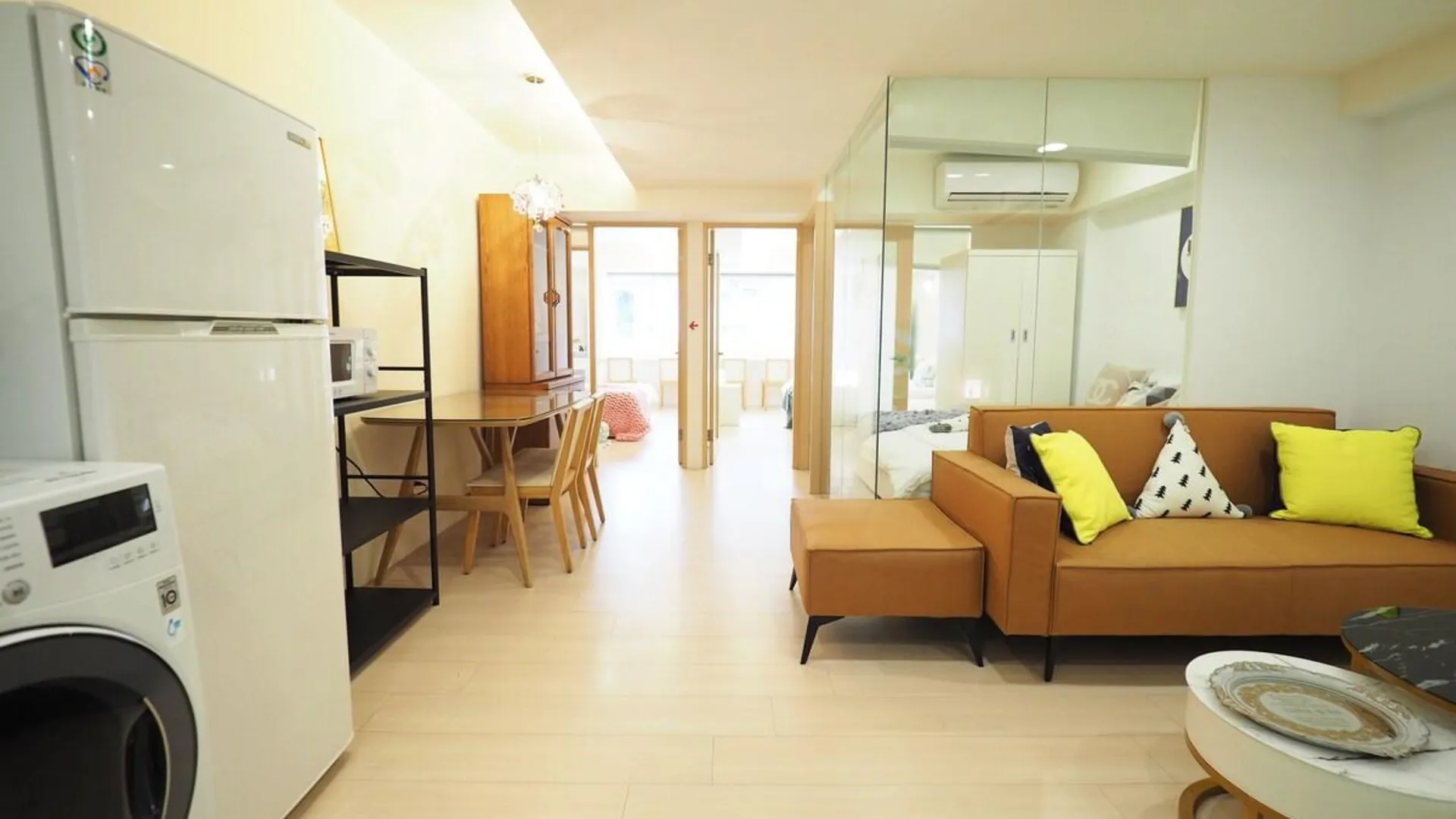 타이베이 타이베이 메인역의 아파트먼트 (110m², 침실 3개, 프라이빗 욕실 1개) 4성급 싱글룸 객실