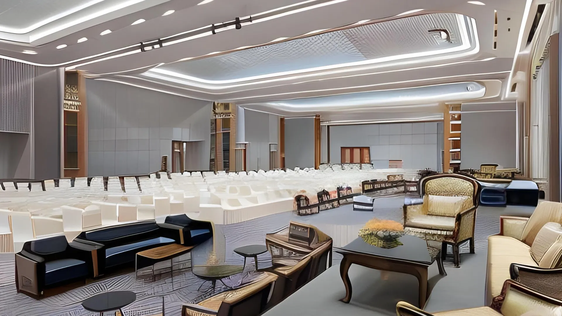 방콕 아사윈 그랜드 컨벤션 호텔 5성급 호텔 레스토랑