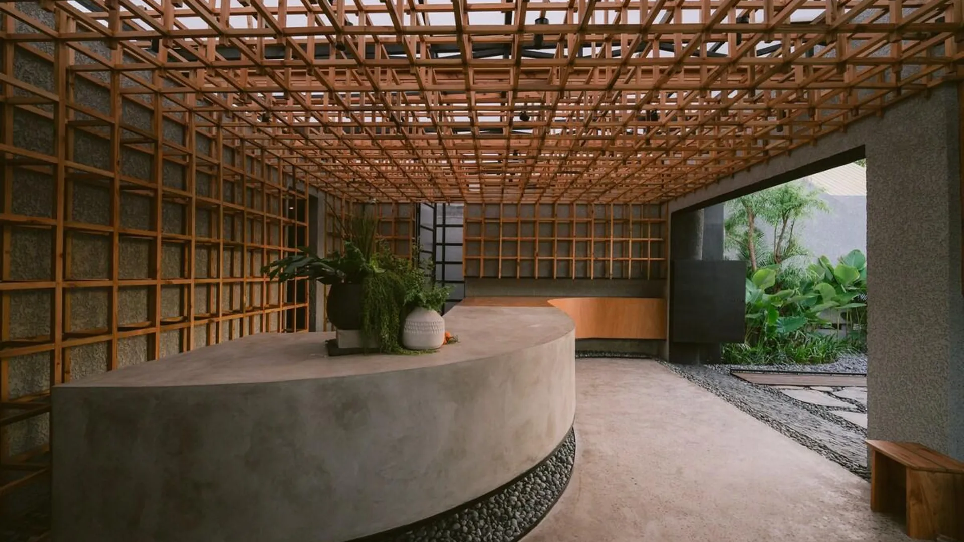 발리 짱구의 빌라 (55m², 침실 1개, 프라이빗 욕실 1개) 호텔 레스토랑