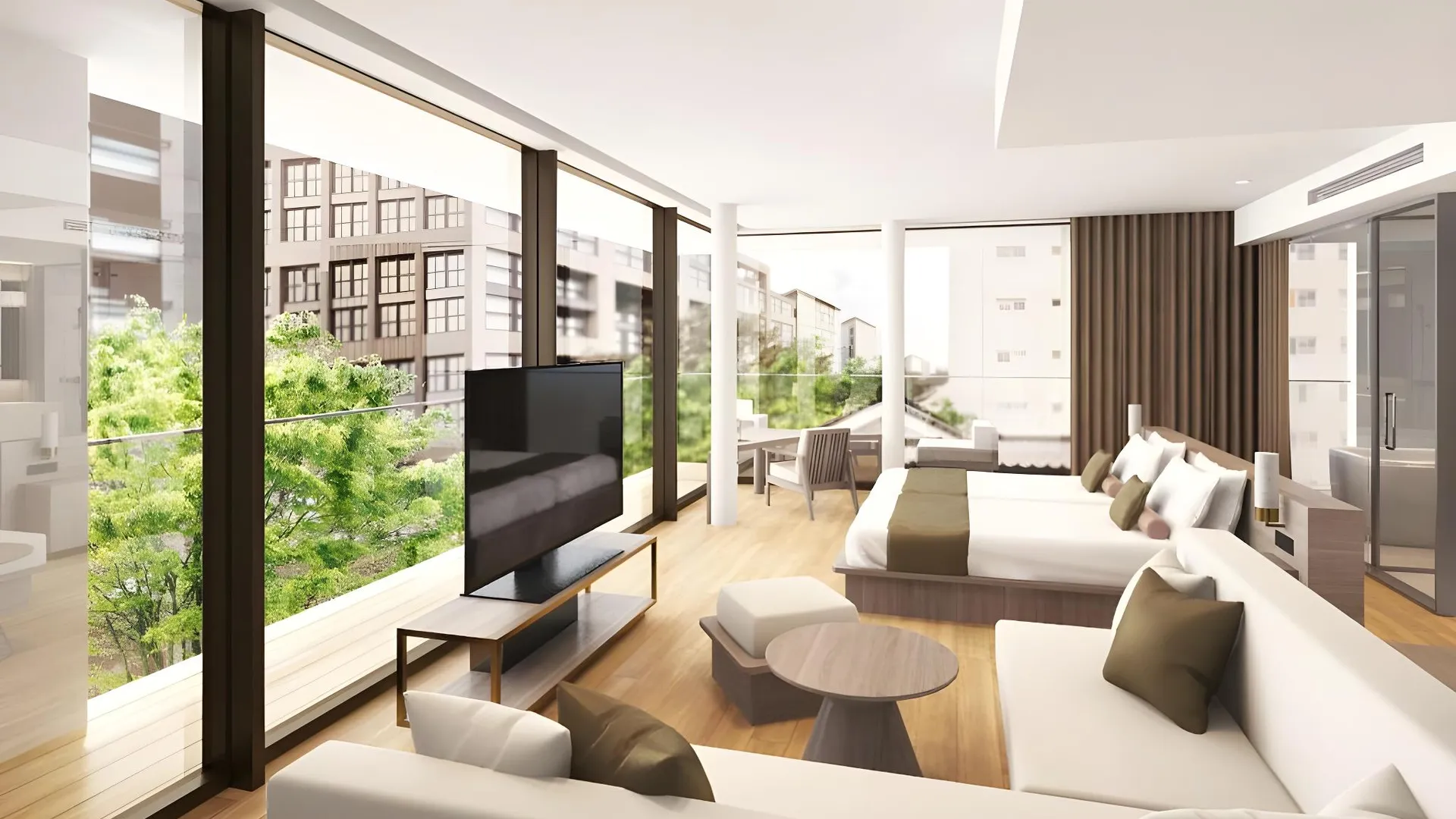 교토 더 로얄 파크 호텔 아이코닉 교토 4성급 호텔 전망