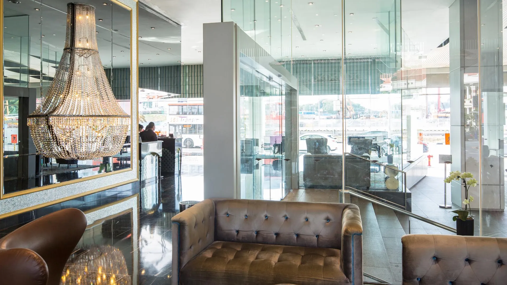 싱가포르 도르셋 싱가포르 4성급 호텔 로비