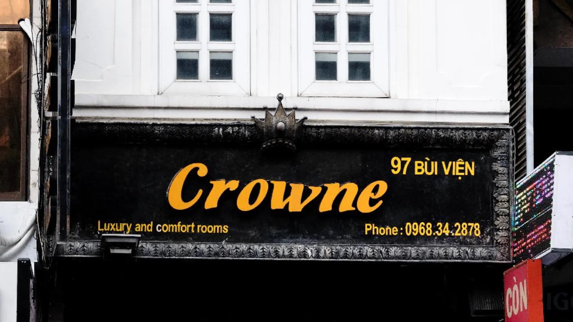 호치민 크라운 부이비엔 호텔 2성급 호텔 객실