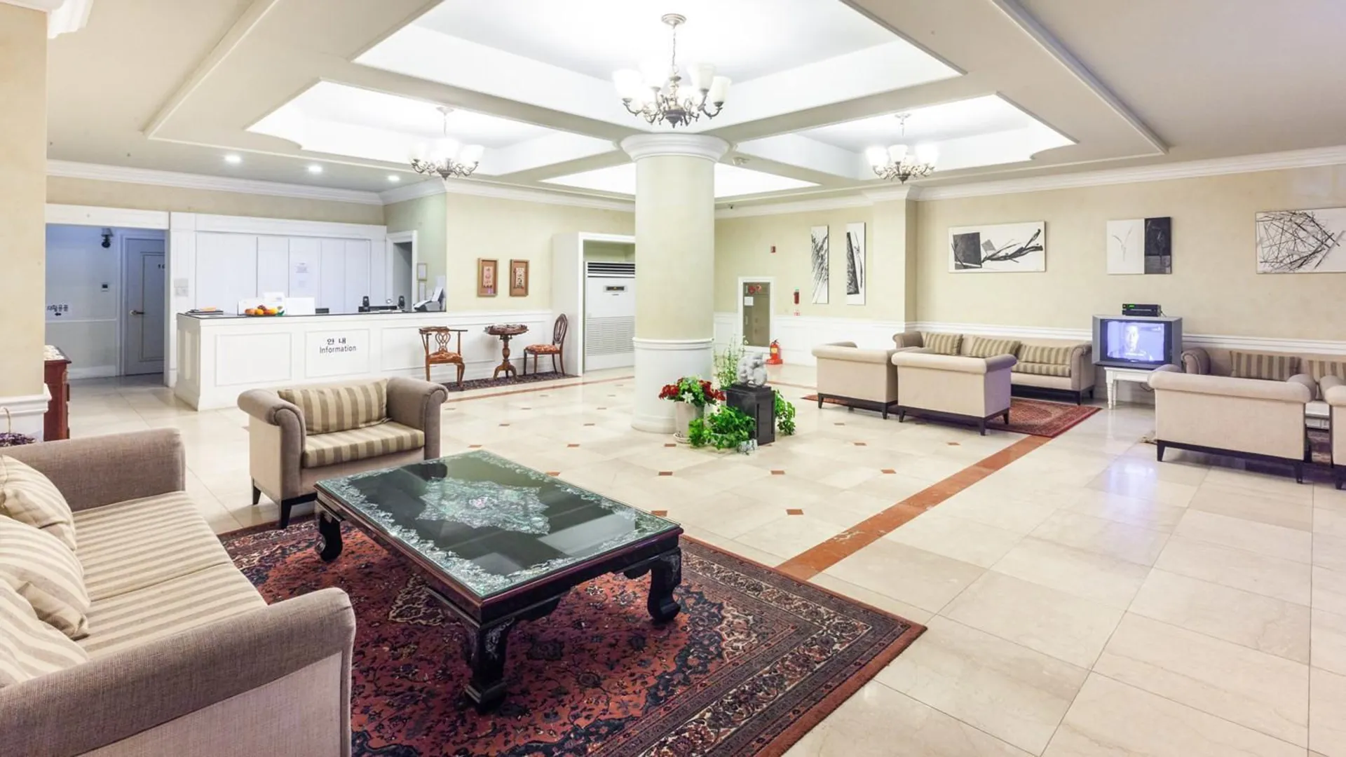 양양 양양 골든베이 펜션 4성급 호텔 로비