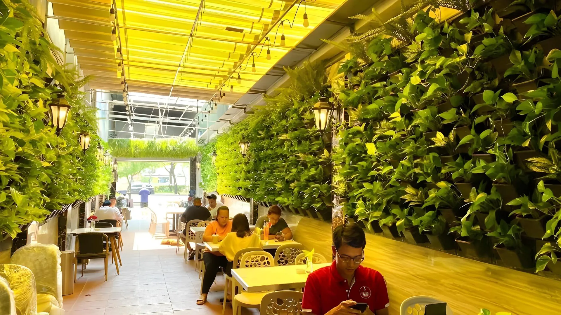 호치민 캡슐 리버사이드 사이공 2성급 호텔 레스토랑