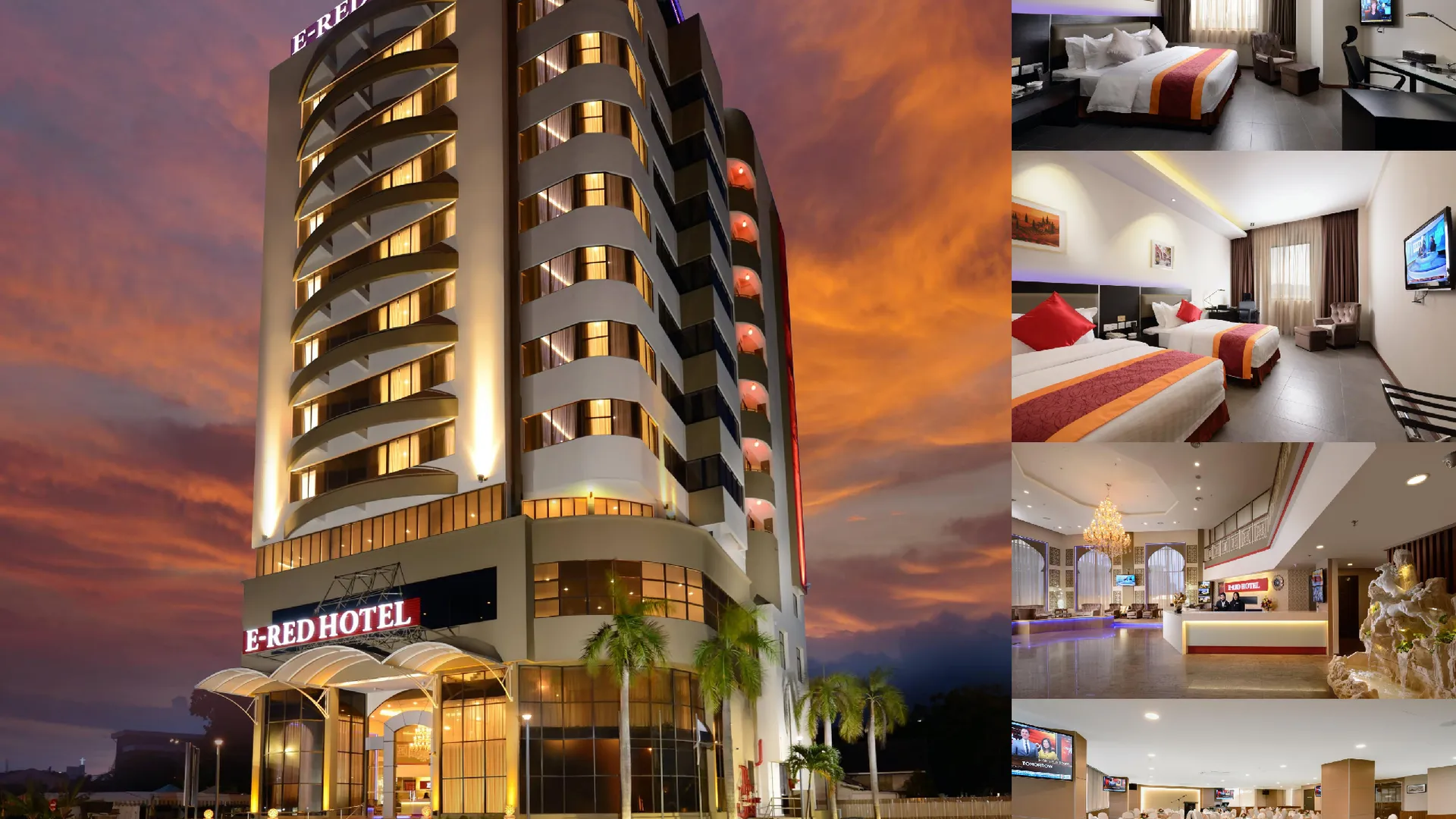 쿠안탄 E-레드 호텔 쿠안탄 3성급 호텔 객실