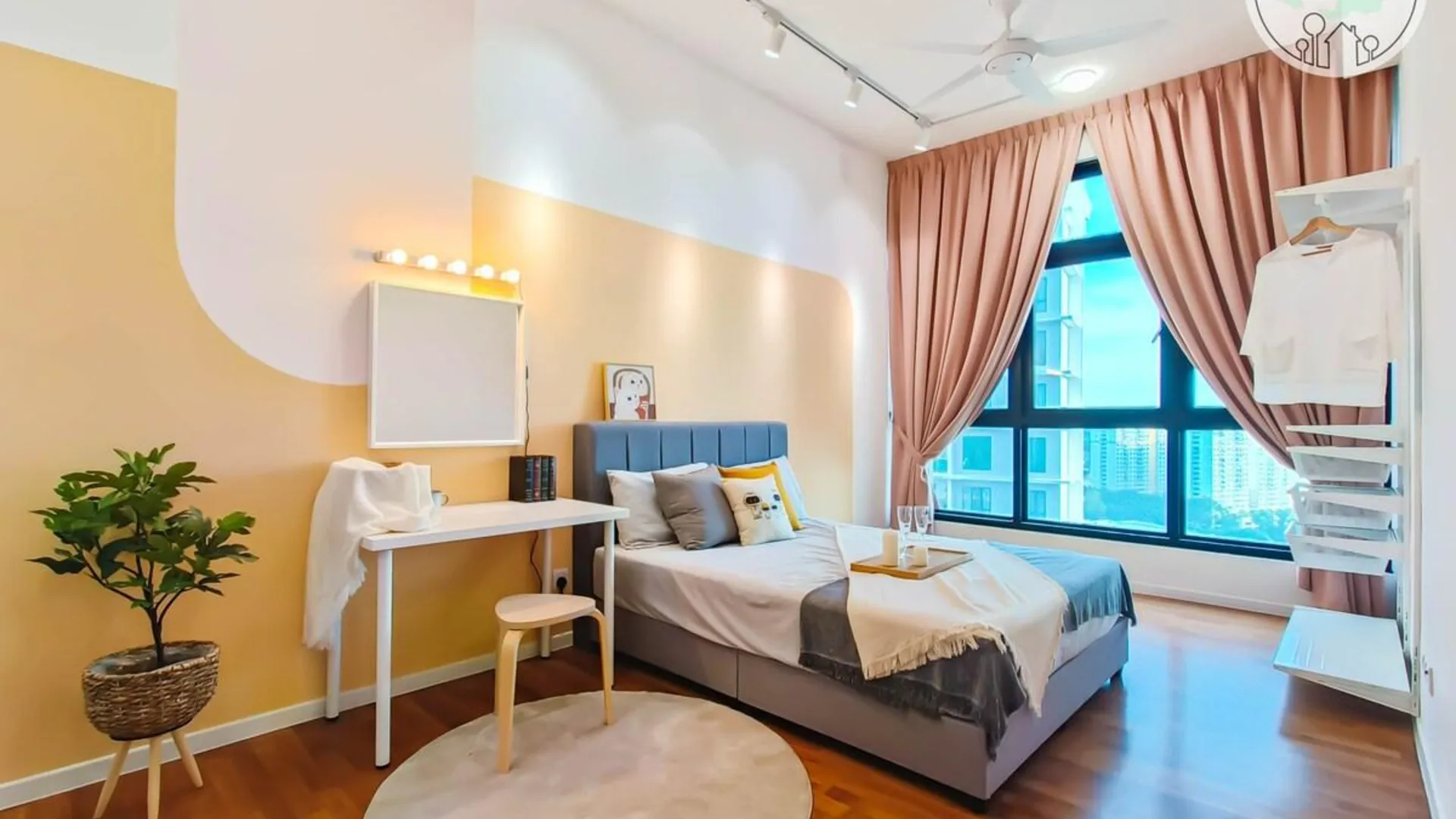 조호바루 / 조호르바루 탐포이의 프라이빗 하우스 (89m², 침실 3개, 프라이빗 욕실 2개) 3성급 싱글룸 객실