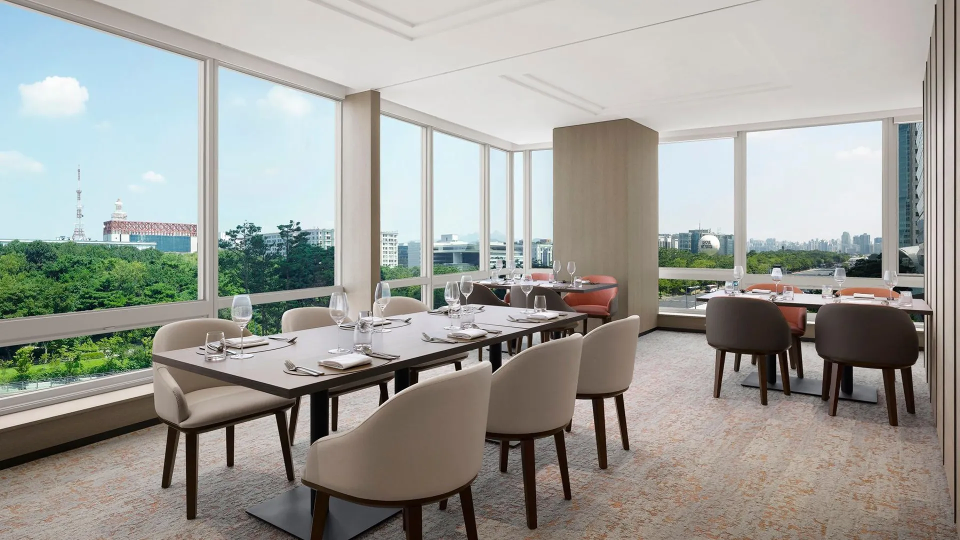 서울 여의도 파크 센터, 서울 - 메리어트 이그제큐티브 아파트먼트 5성급 호텔 로비