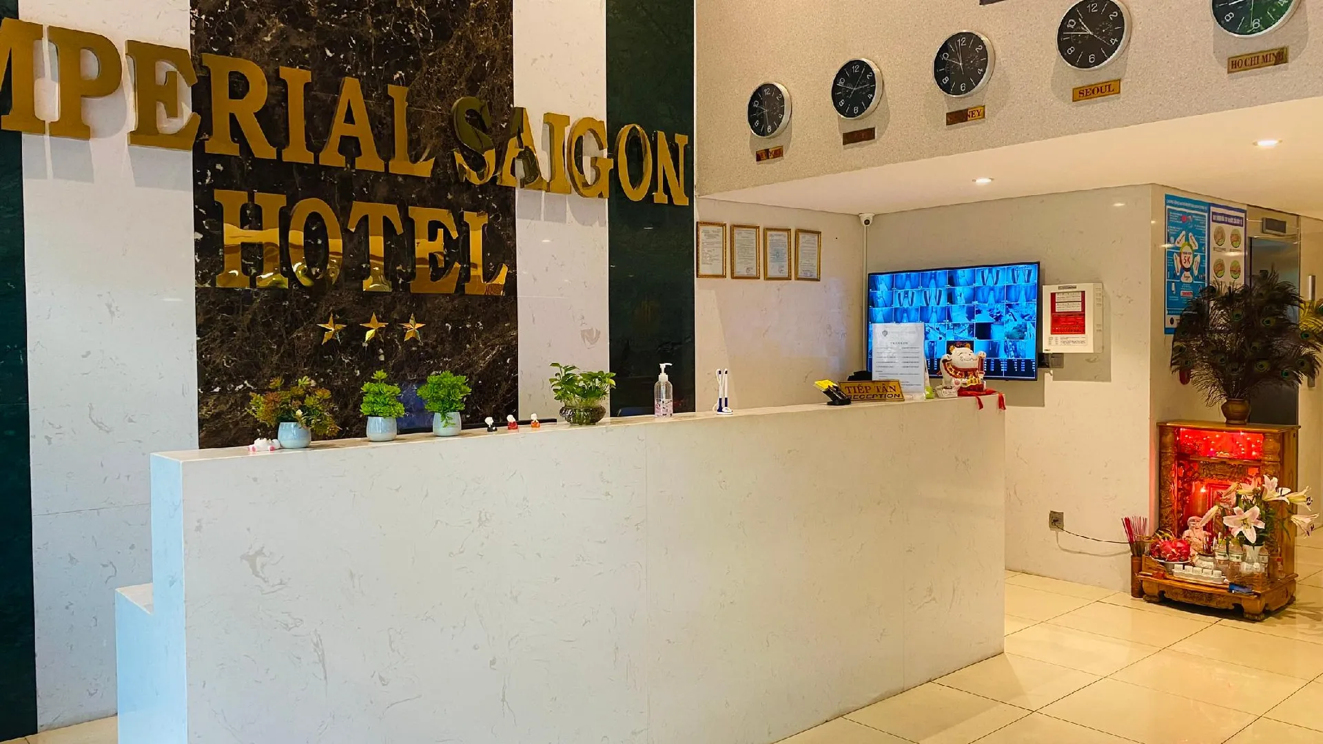 호치민 임페리얼 사이공 호텔 3성급 호텔 전망