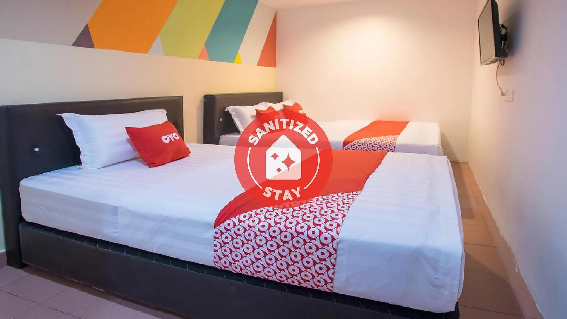 샤알람 오요 89450 호텔 타지 인 섹션 13 샤알람 2성급 호텔 객실