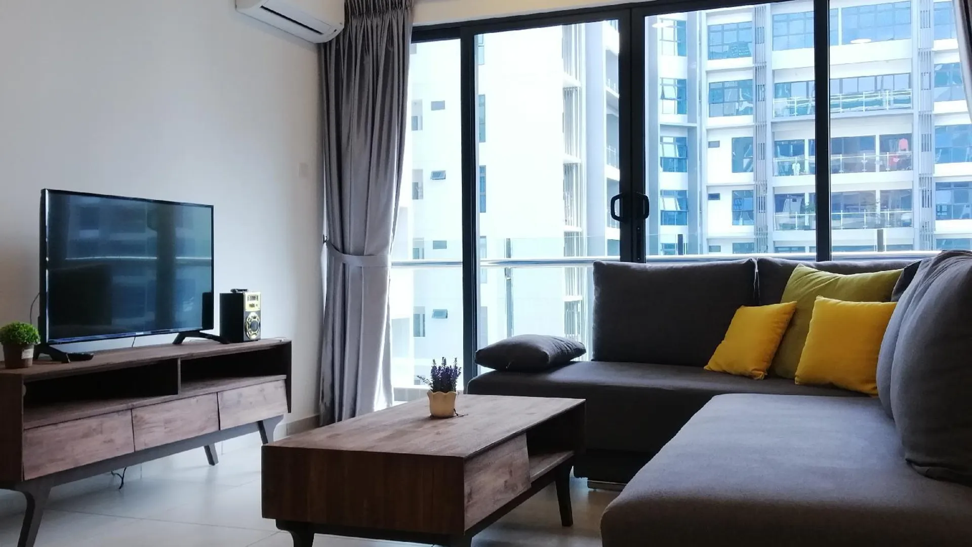 말라카 말라카 시내의 아파트먼트 (128m², 침실 3개, 프라이빗 욕실 3개) 4성급 싱글룸 스위트룸