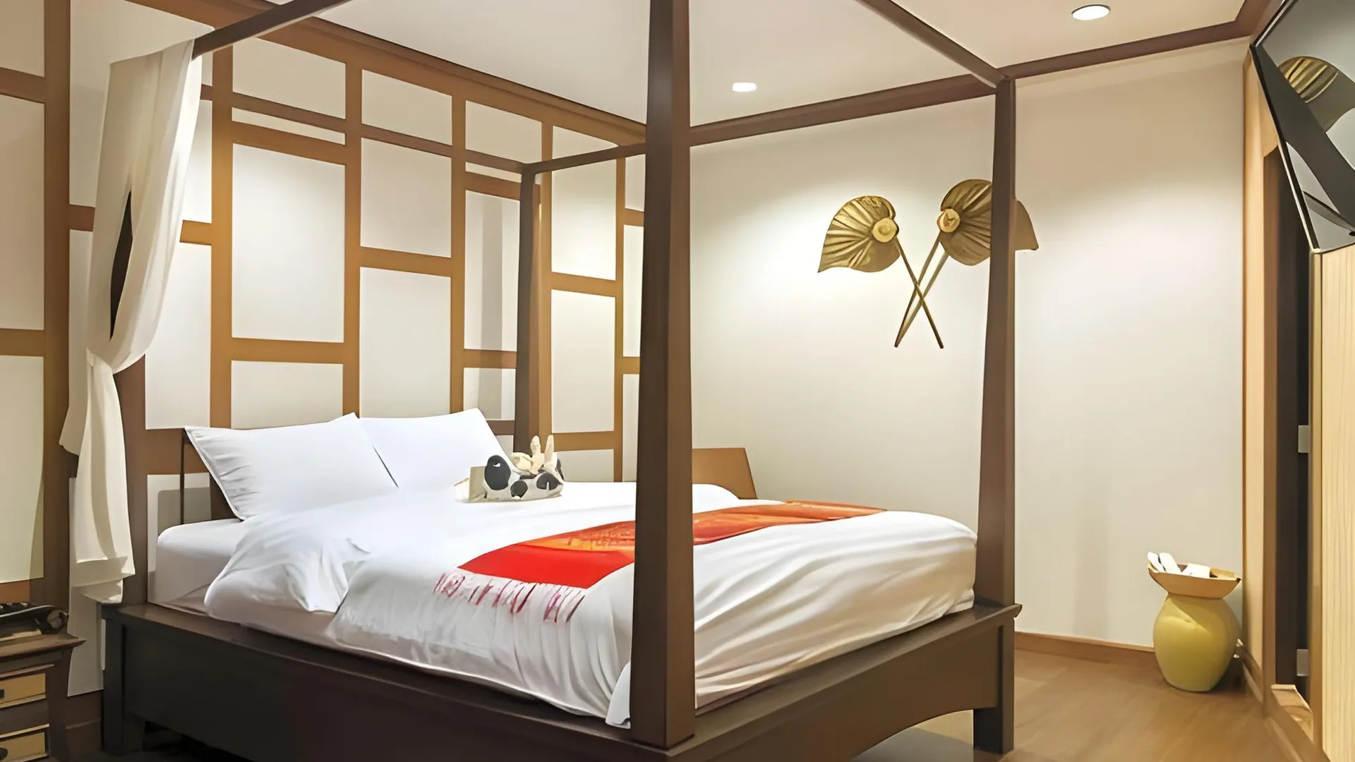 방콕 엠스테이 3성급 호텔 스위트룸