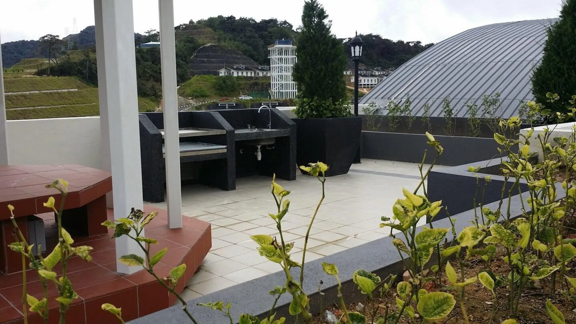 카메론 하일랜즈 브린창의 아파트먼트 (75m², 침실 2개, 프라이빗 욕실 2개) 3성급 싱글룸 전망