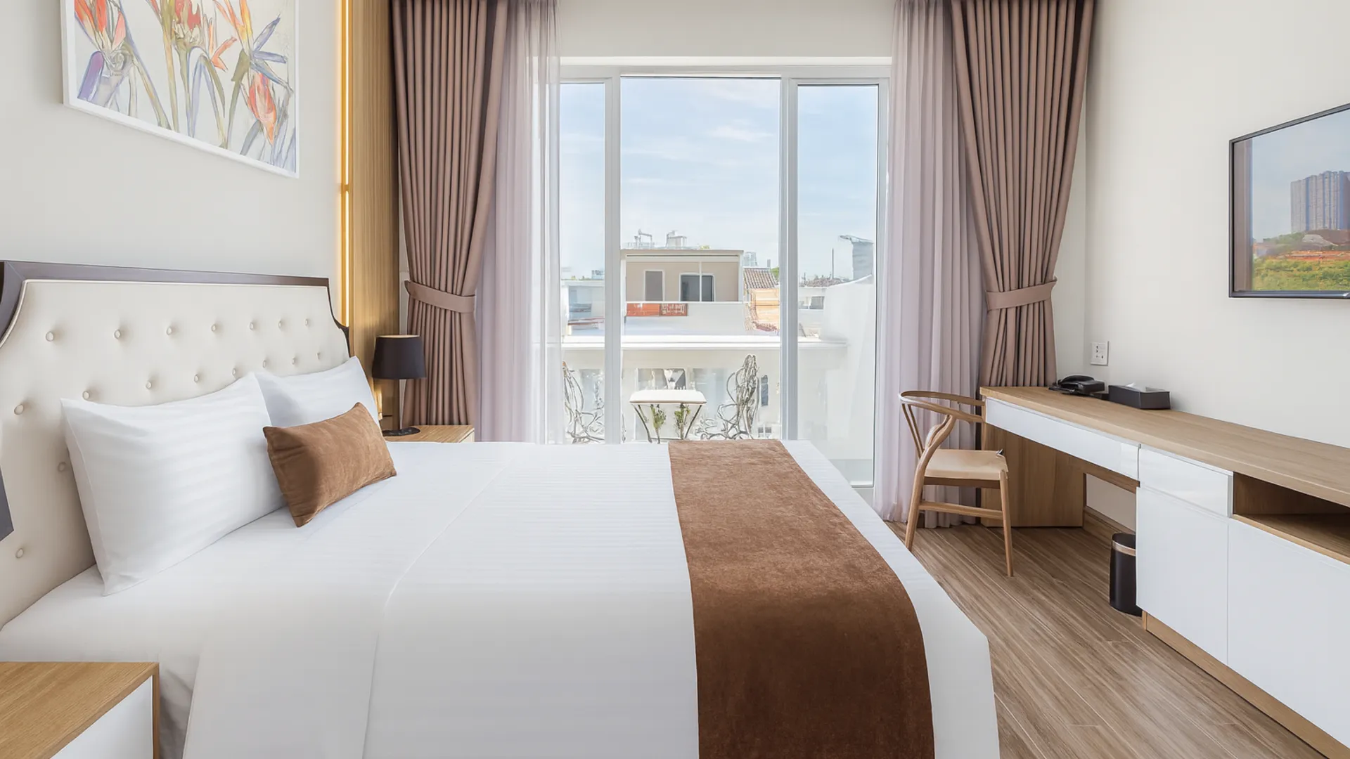 호치민 사이공 가든 호텔 3성급 호텔 스위트룸