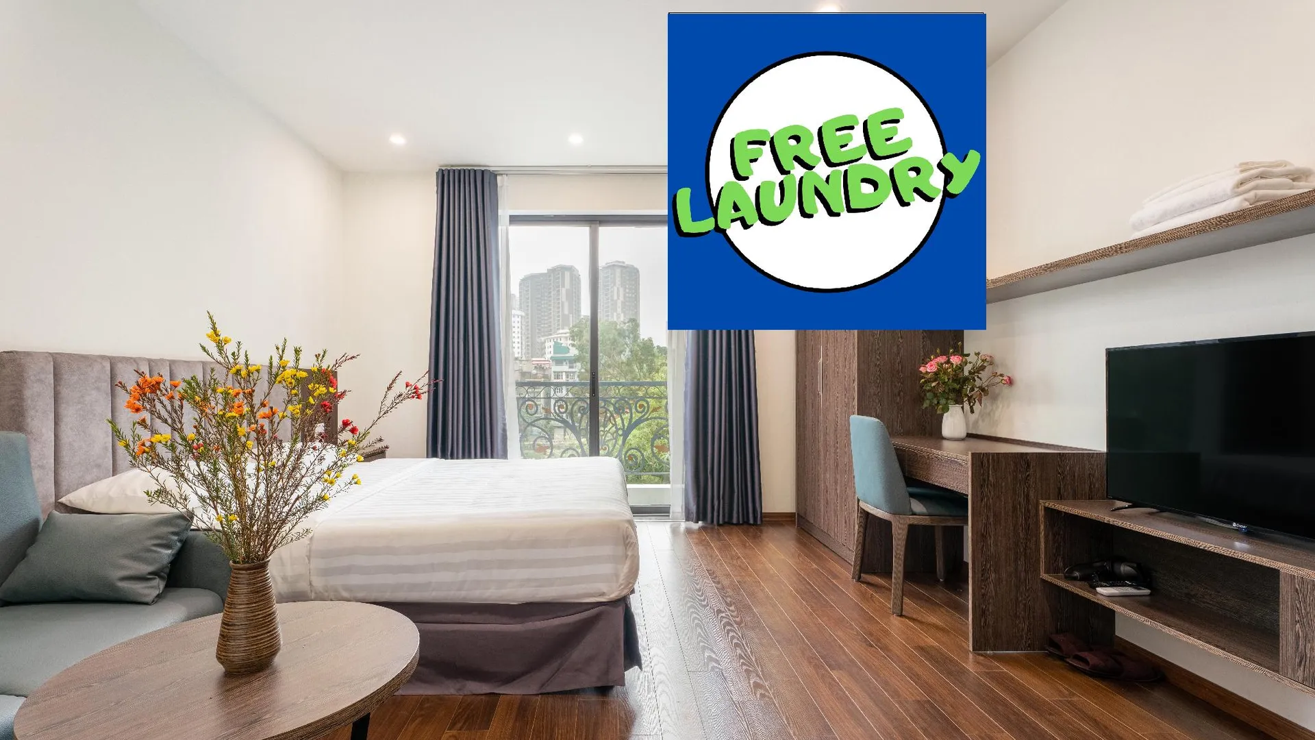 하노이 그란다 레이크 뷰 호텔 앤 아파트먼트 4성급 호텔 객실