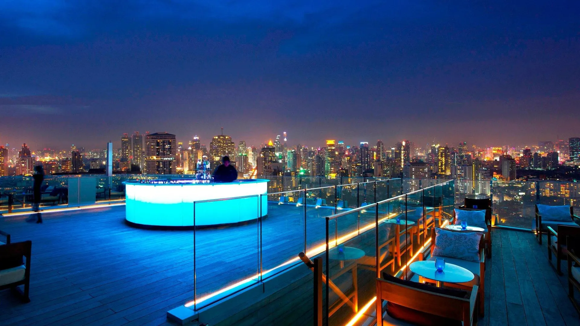 방콕 메리어트 이그제큐티브 아파트 방콕, 수쿰빗 통로 5성급 호텔 레스토랑