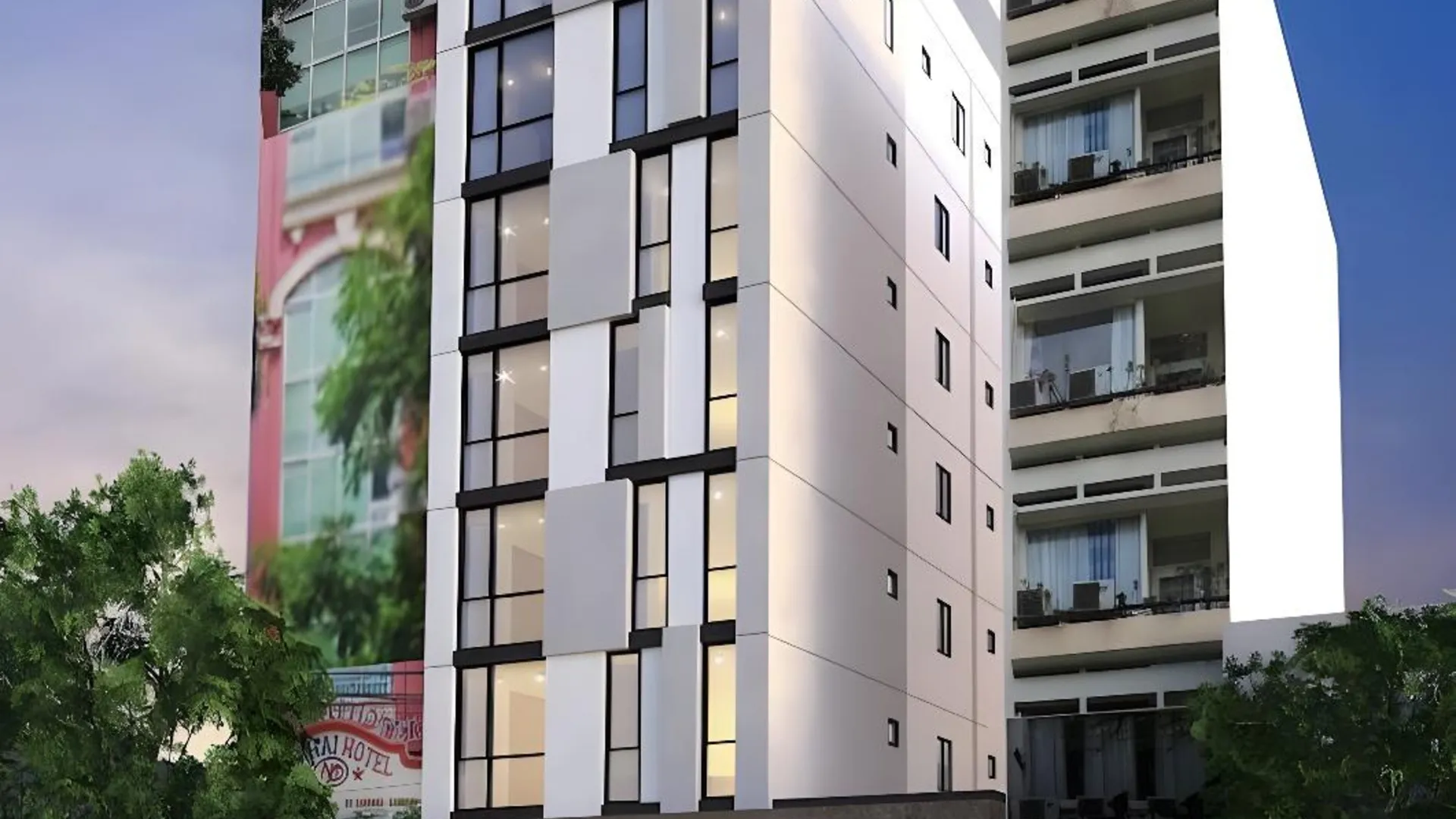 호치민 사이공 키코 호텔 3성급 호텔 외관