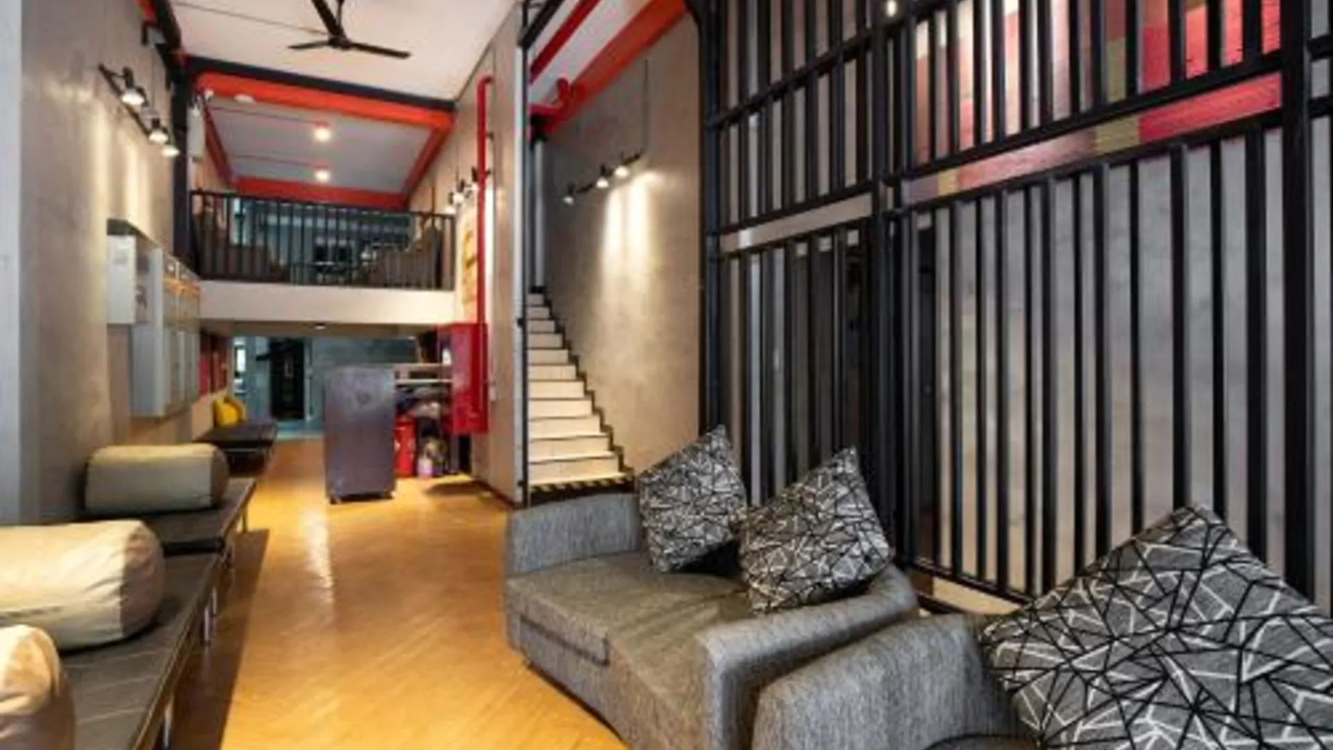 방콕 부리 호스텔 방콕 3성급 호텔 로비